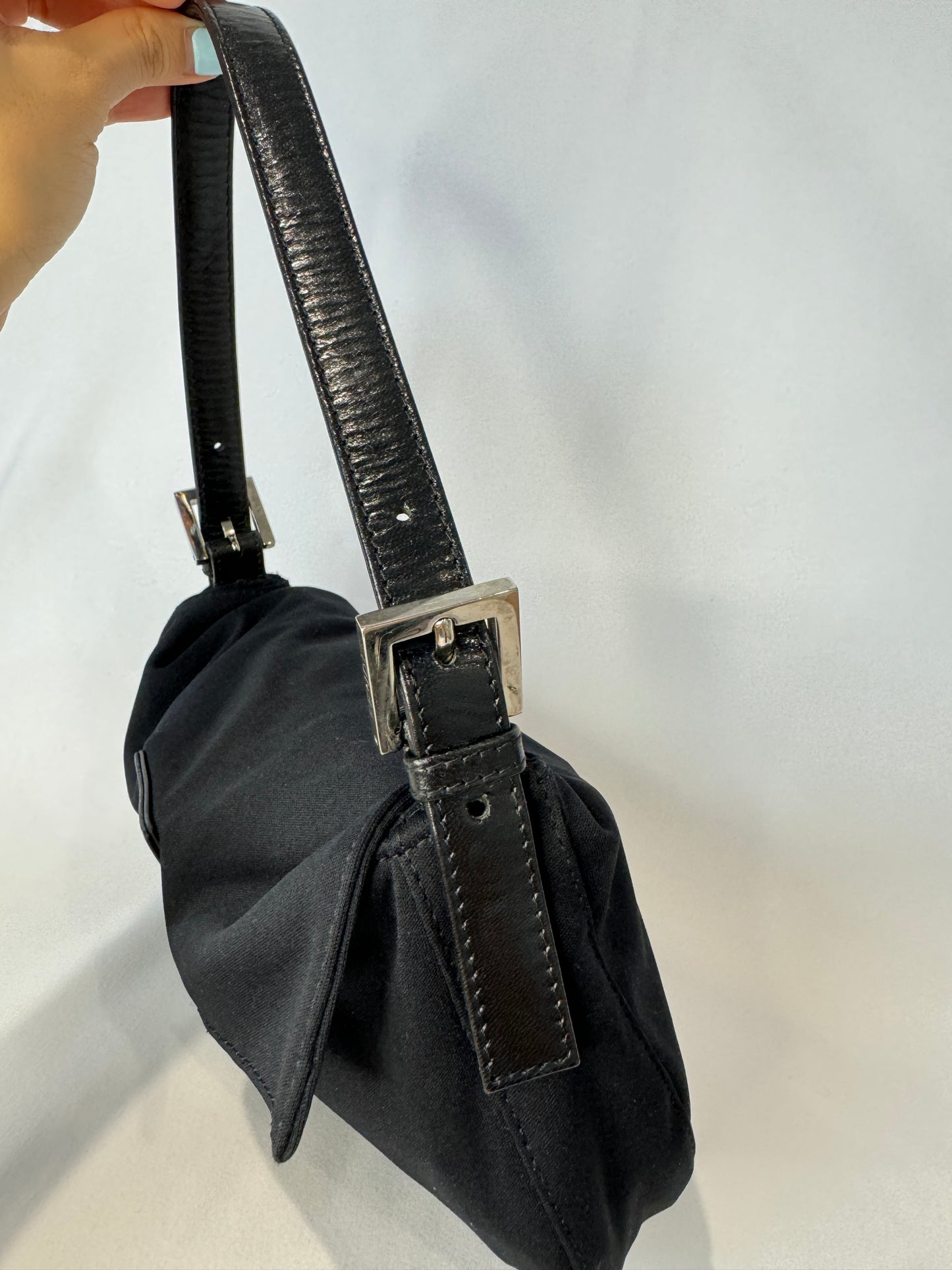 Fendi Baguette Black Shoulder Bag