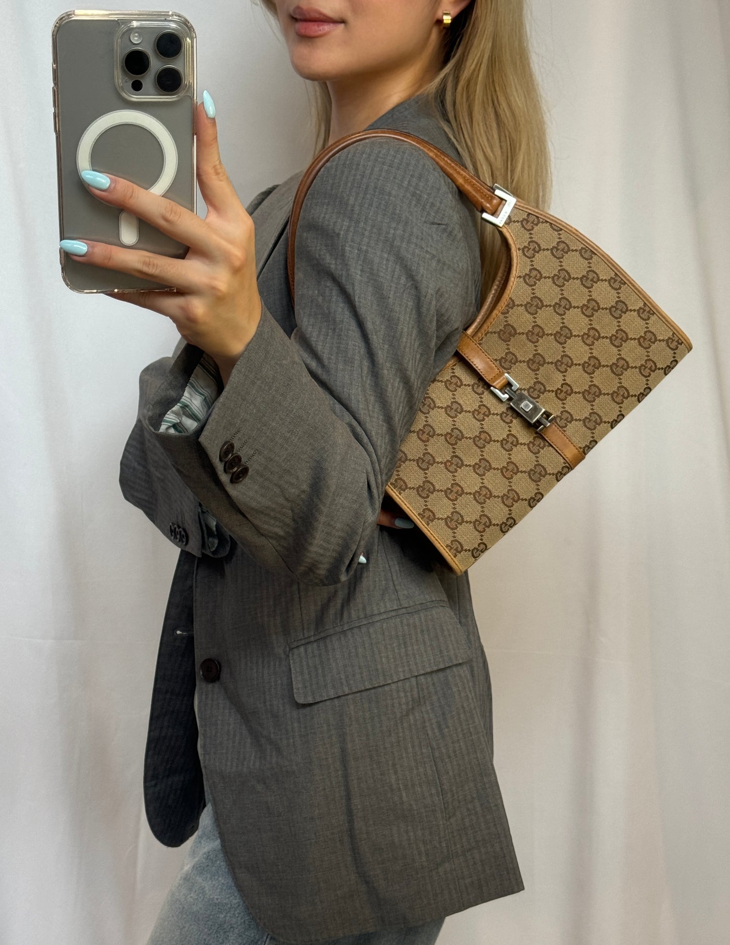 Gucci Jackie Bardot Small Shoulder Bag