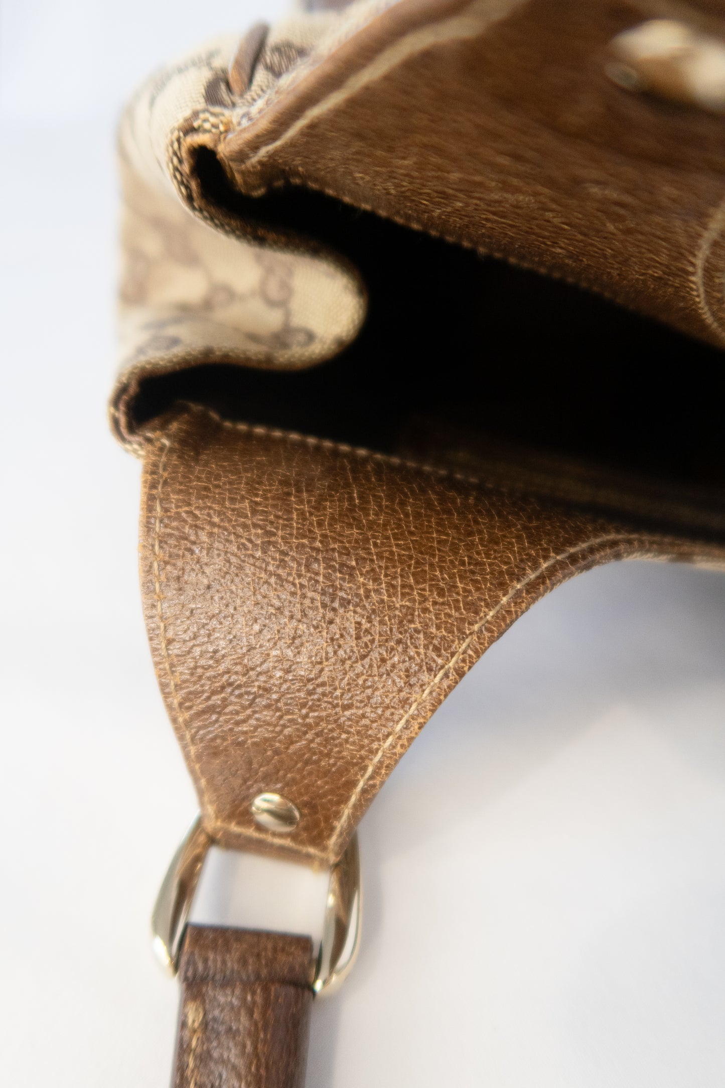 Gucci GG Nailhead Jackie Bardot Bag