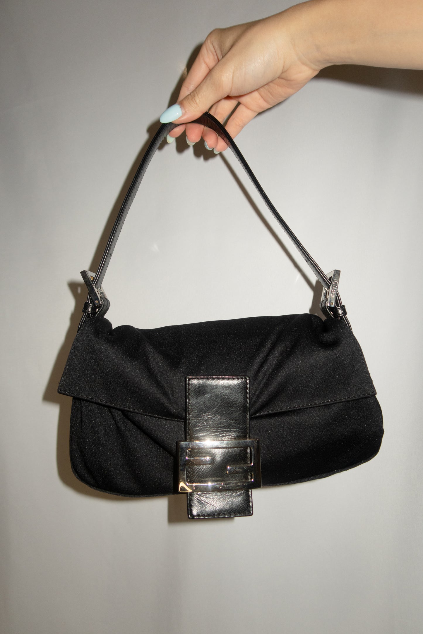 Fendi Baguette Black Shoulder Bag