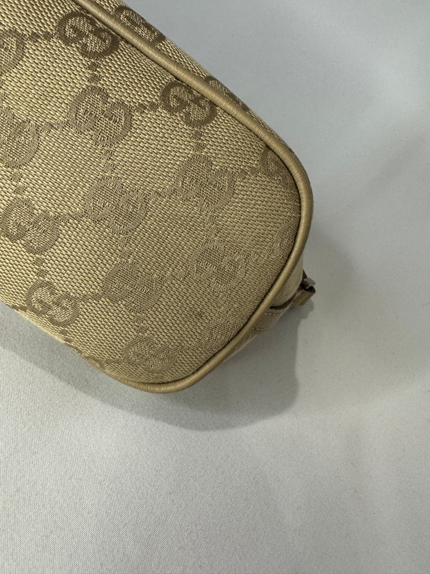 Gucci Monogram Boat Pochette Bag