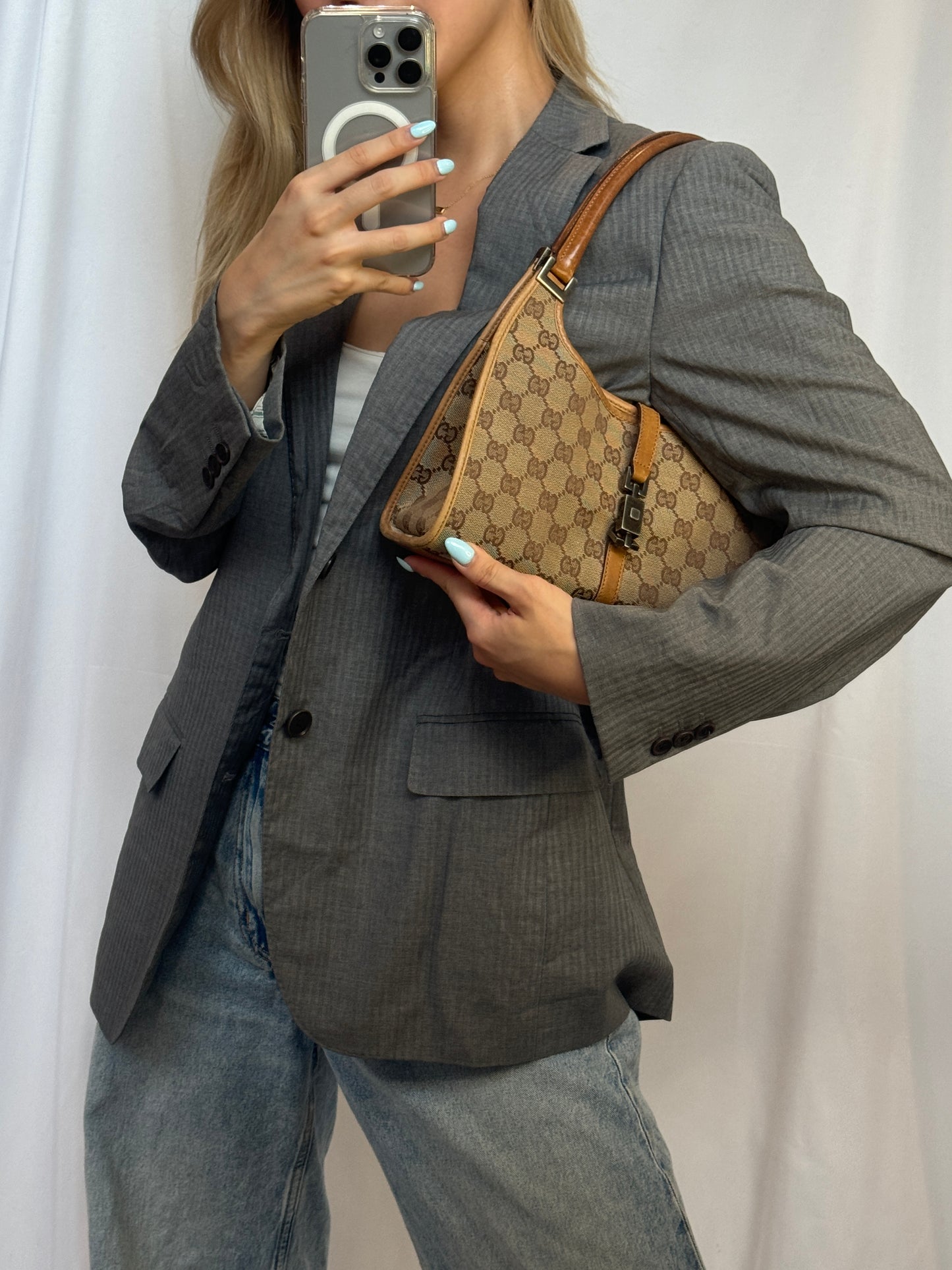 Gucci Jackie Bardot Small Shoulder Bag