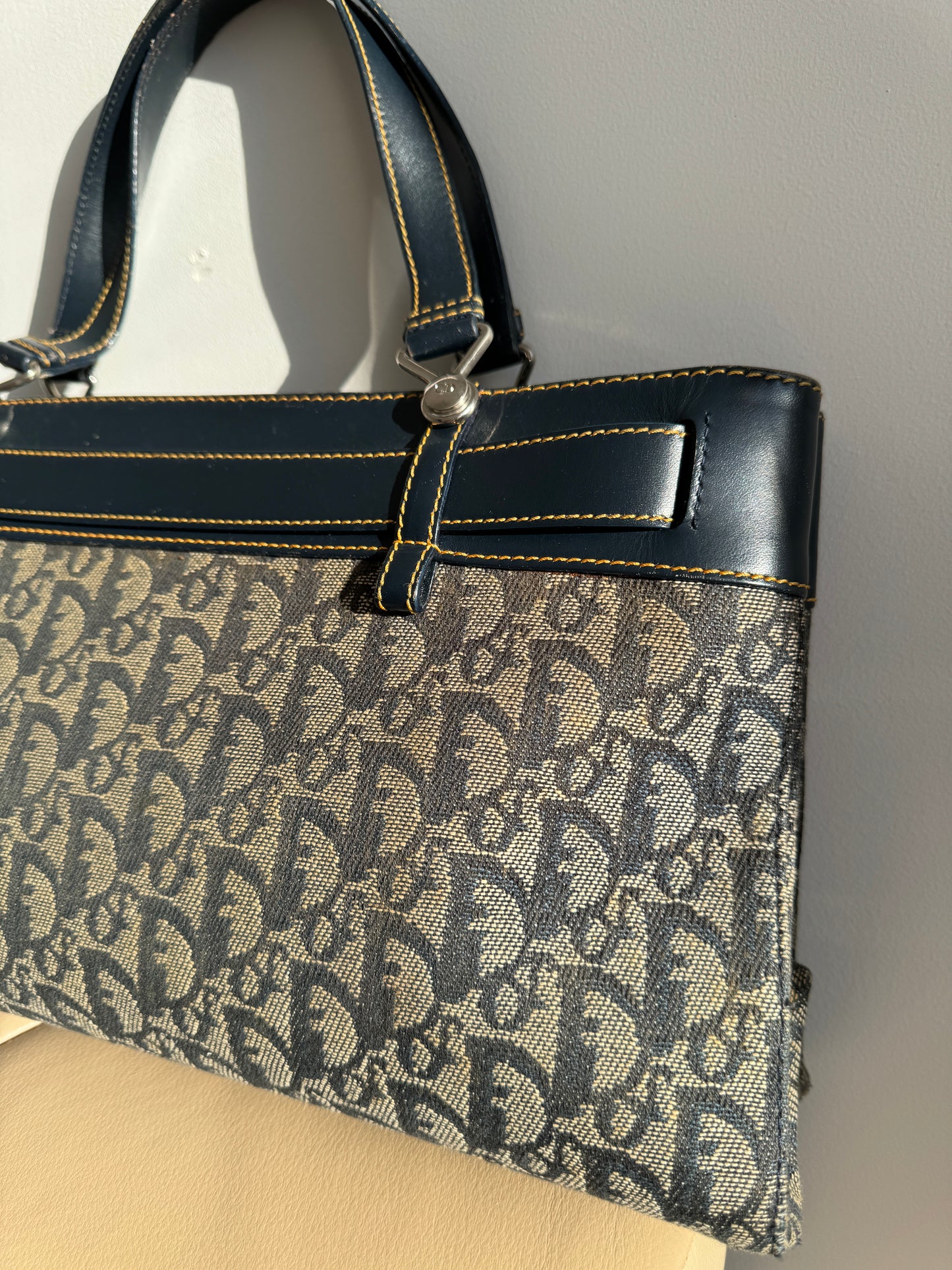 Christian Dior Trotter Jeans Pocket Tote Bag