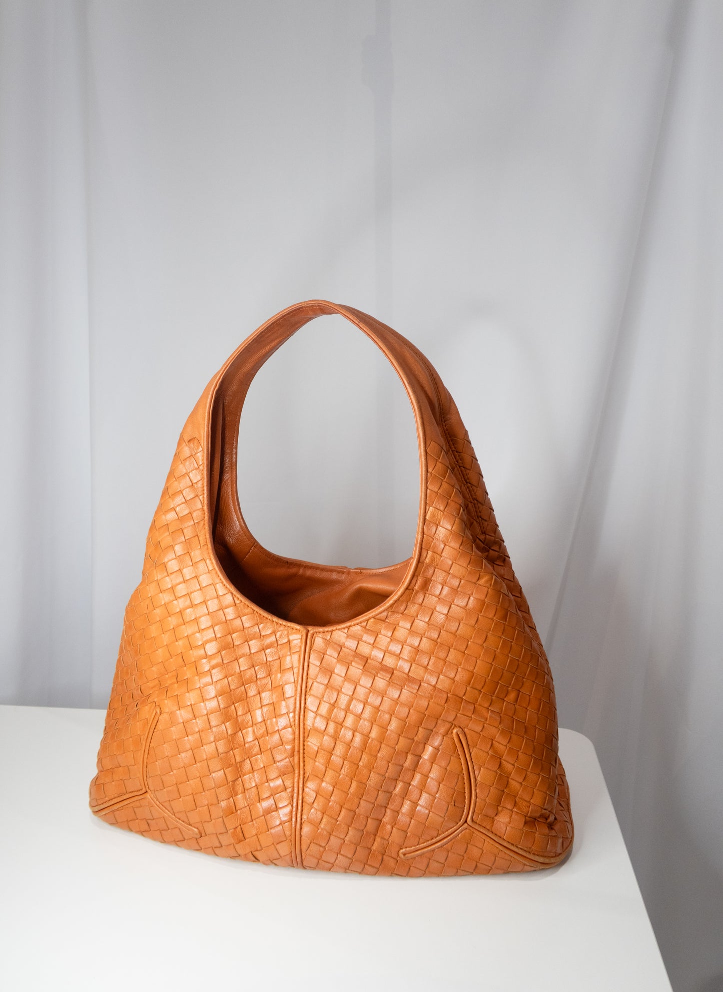 Bottega Veneta Intrecciato Orange Bag