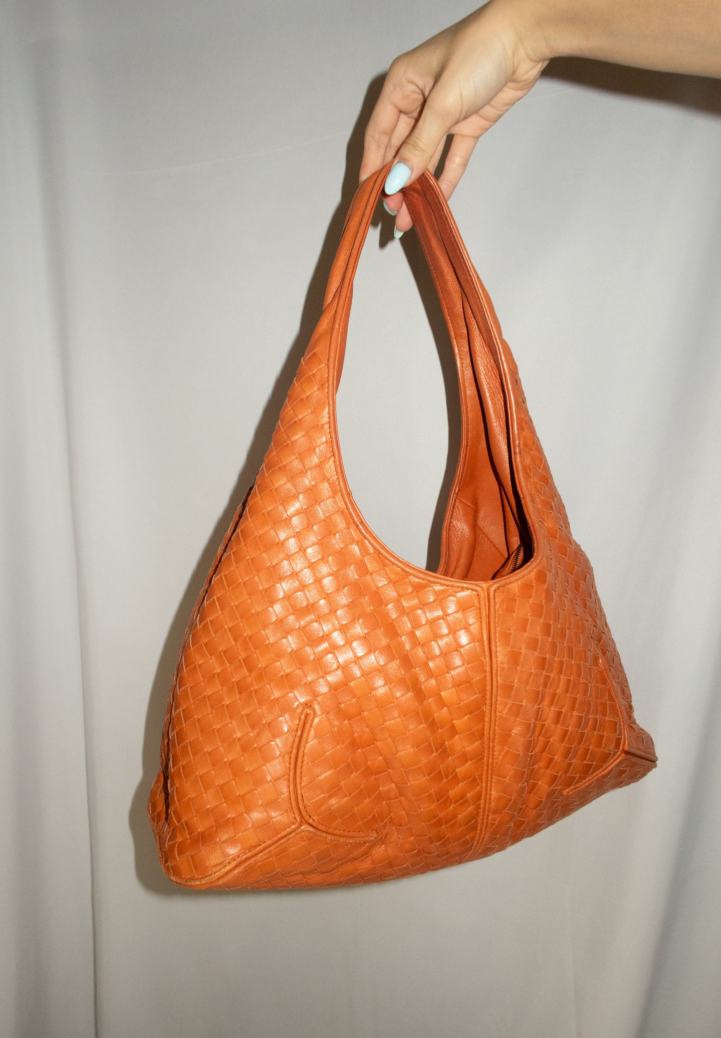 Bottega Veneta Intrecciato Orange Bag