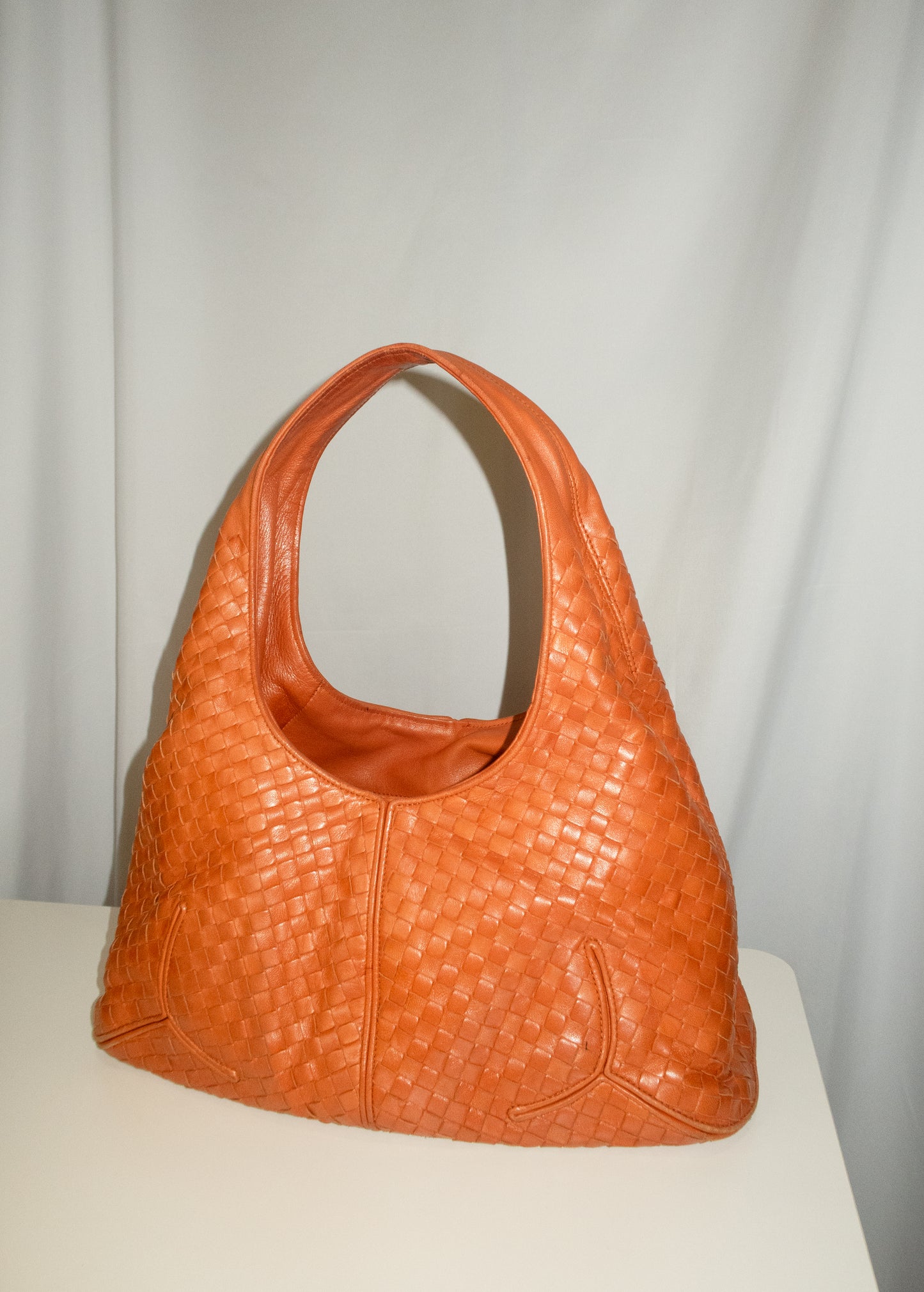 Bottega Veneta Intrecciato Orange Bag
