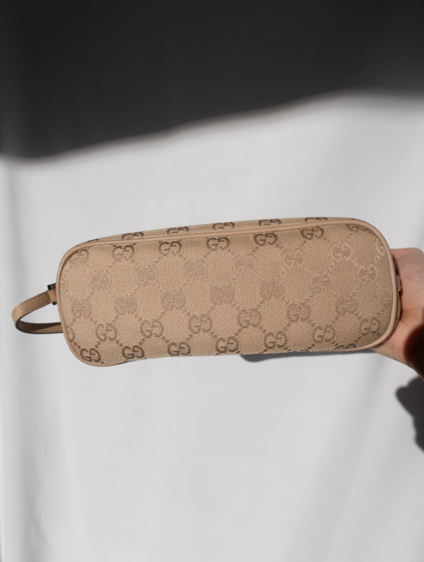 Gucci Monogram Boat Pochette Bag