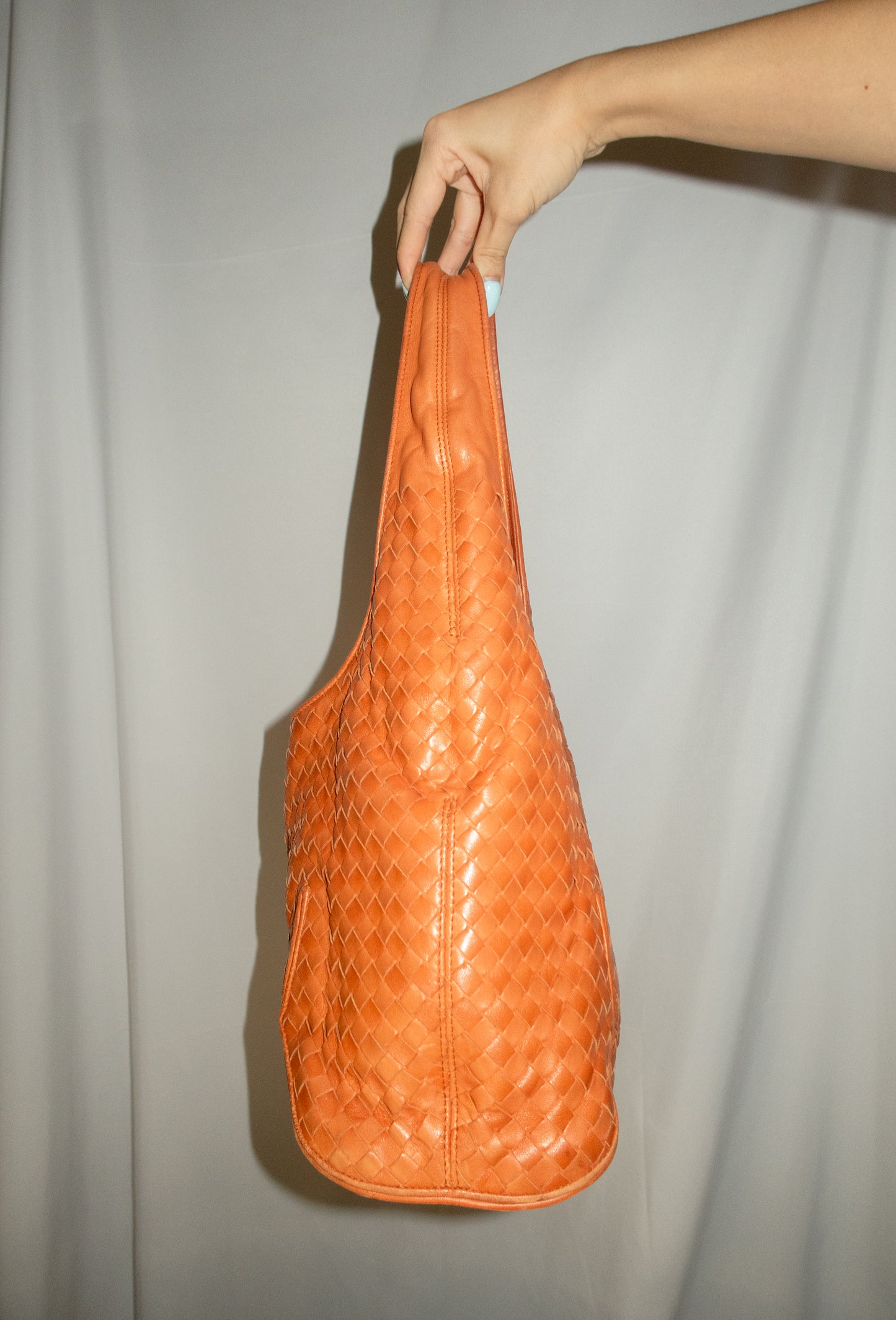 Bottega Veneta Intrecciato Orange Bag