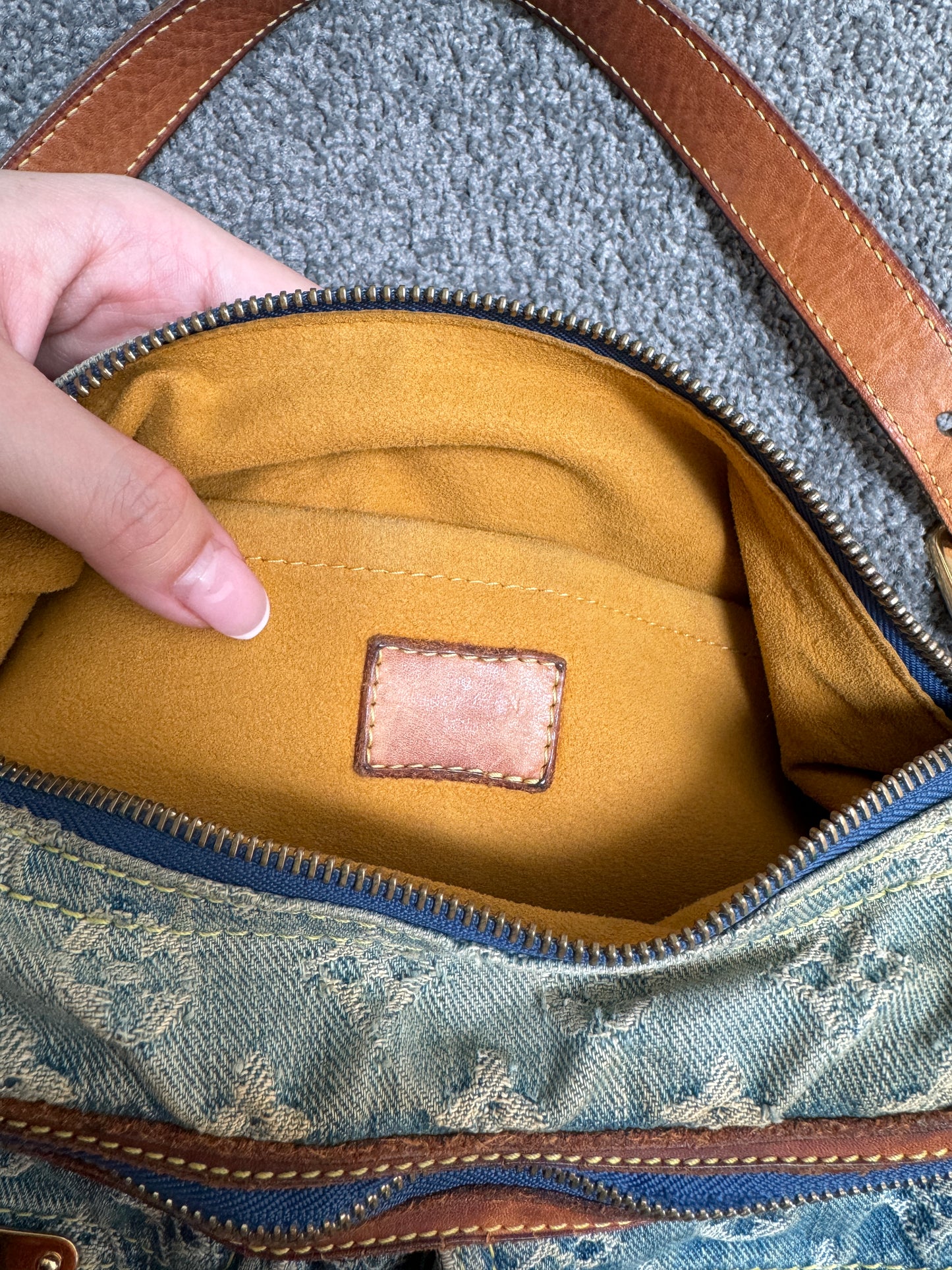 Louis Vuitton Denim Baggy PM Shoulder Bag