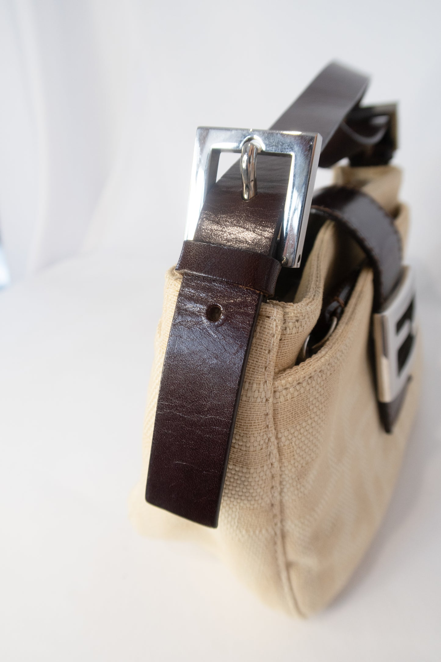 Fendi Zucca Baguette Shoulder Bag