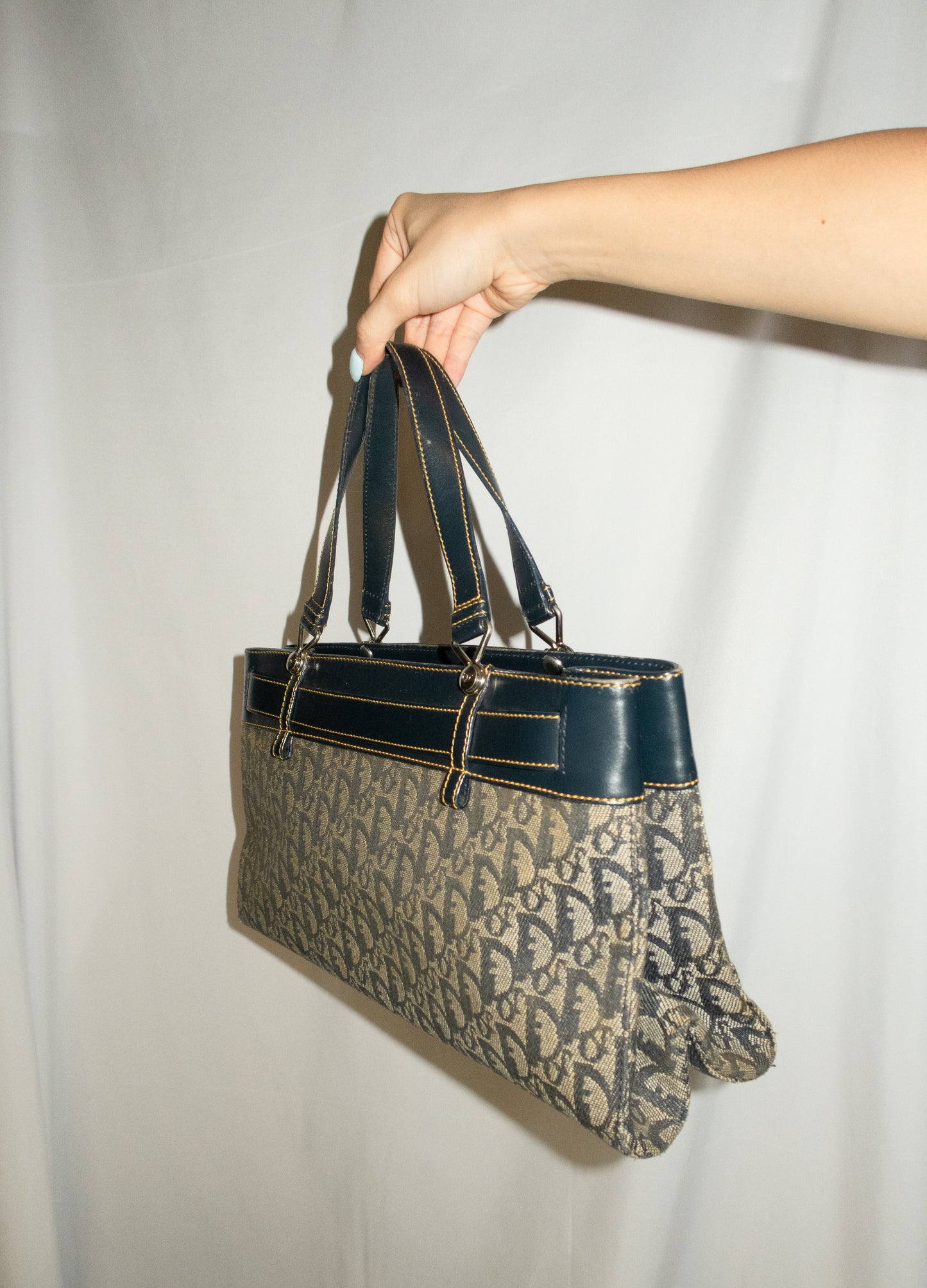 Christian Dior Trotter Jeans Pocket Tote Bag