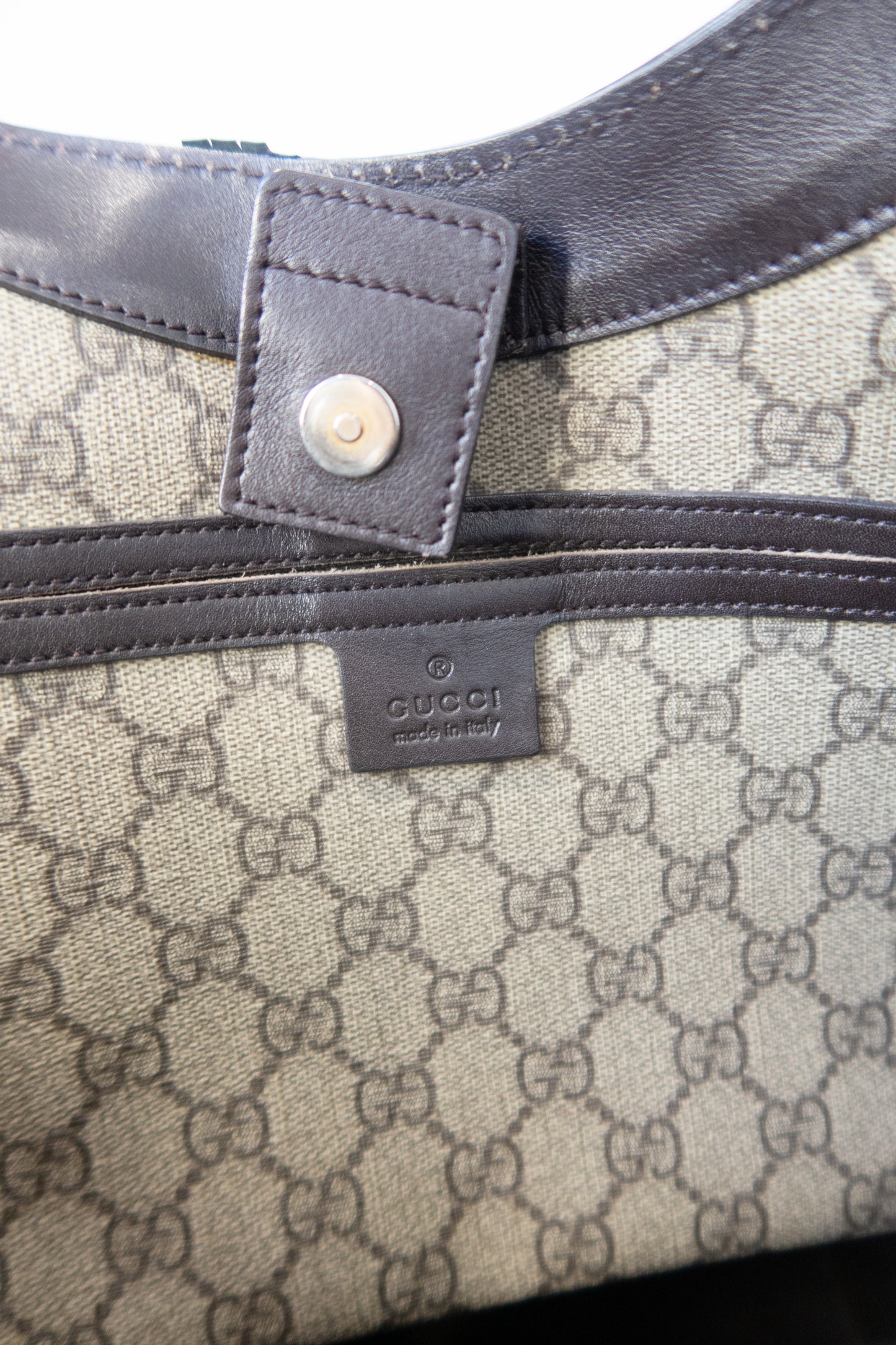 Gucci Monogram Bow Vanity Tote Bag