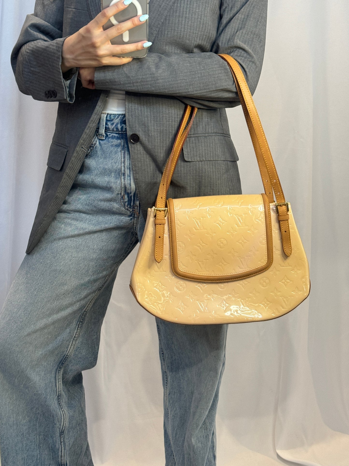 Louis Vuitton Vernis Biscayne Bay Shoulder Bag
