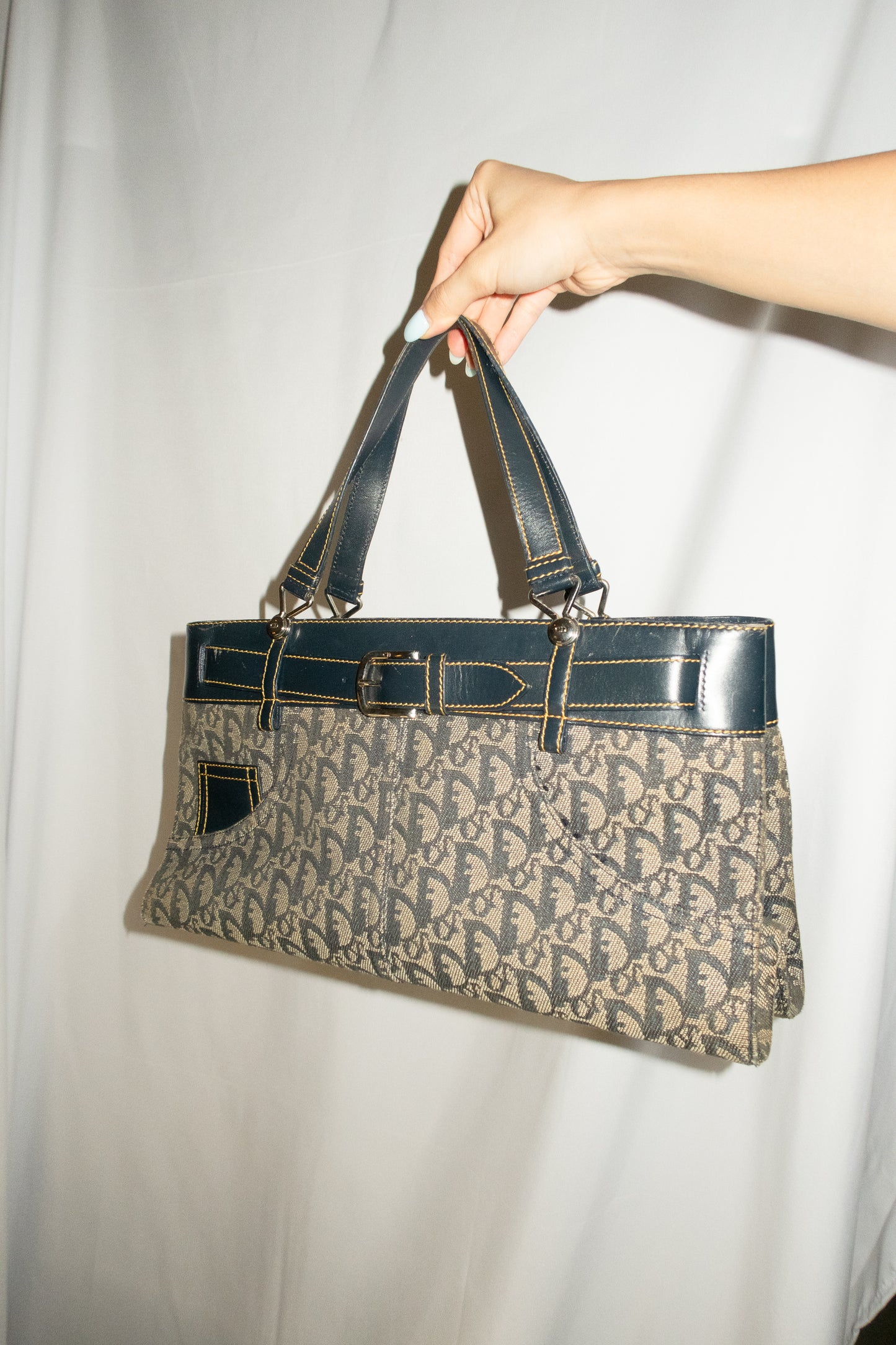 Christian Dior Trotter Jeans Pocket Tote Bag