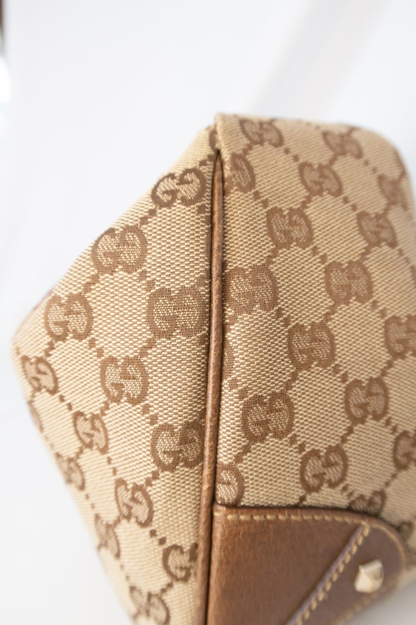 Gucci GG Nailhead Jackie Bardot Bag