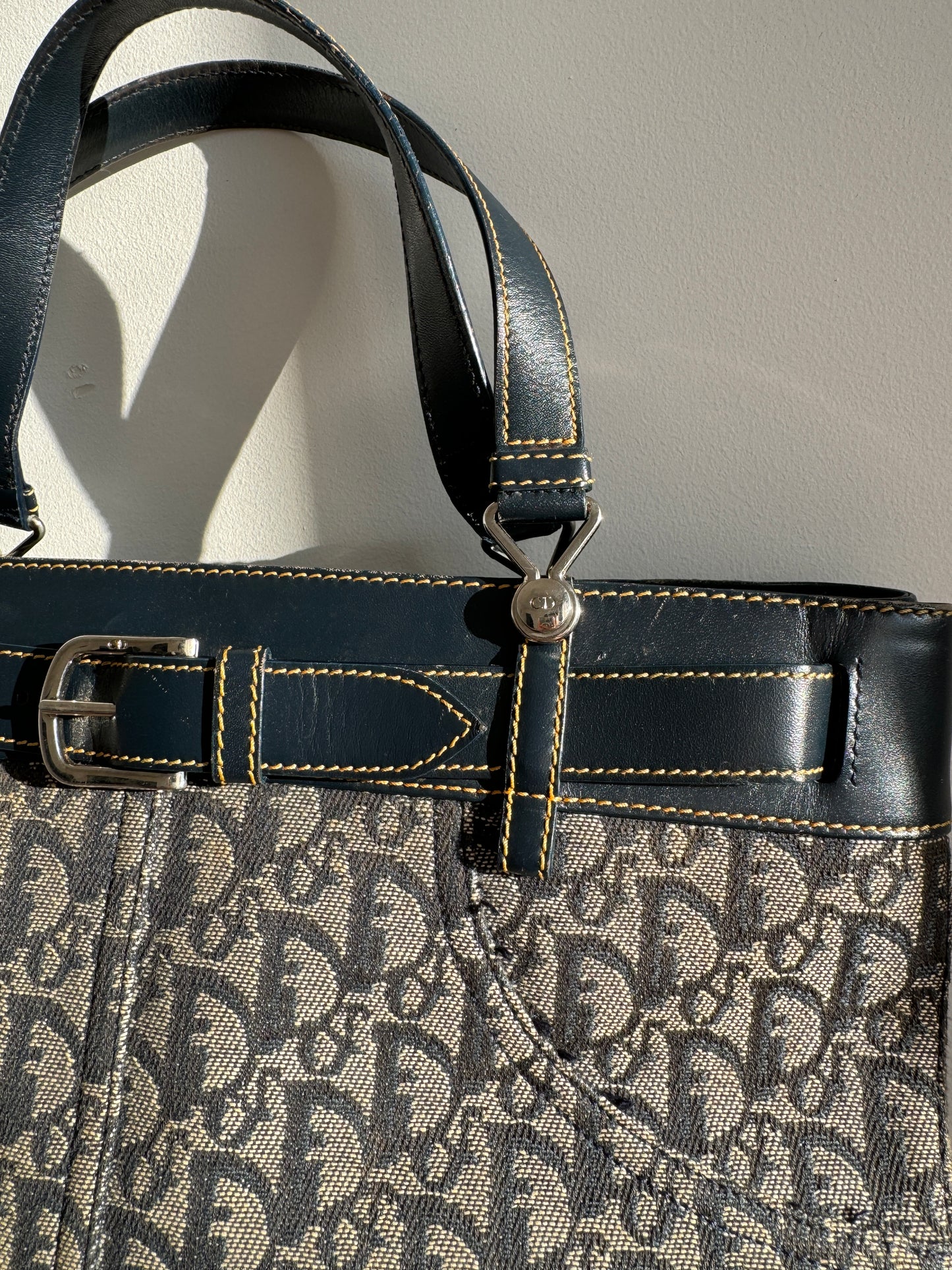 Christian Dior Trotter Jeans Pocket Tote Bag