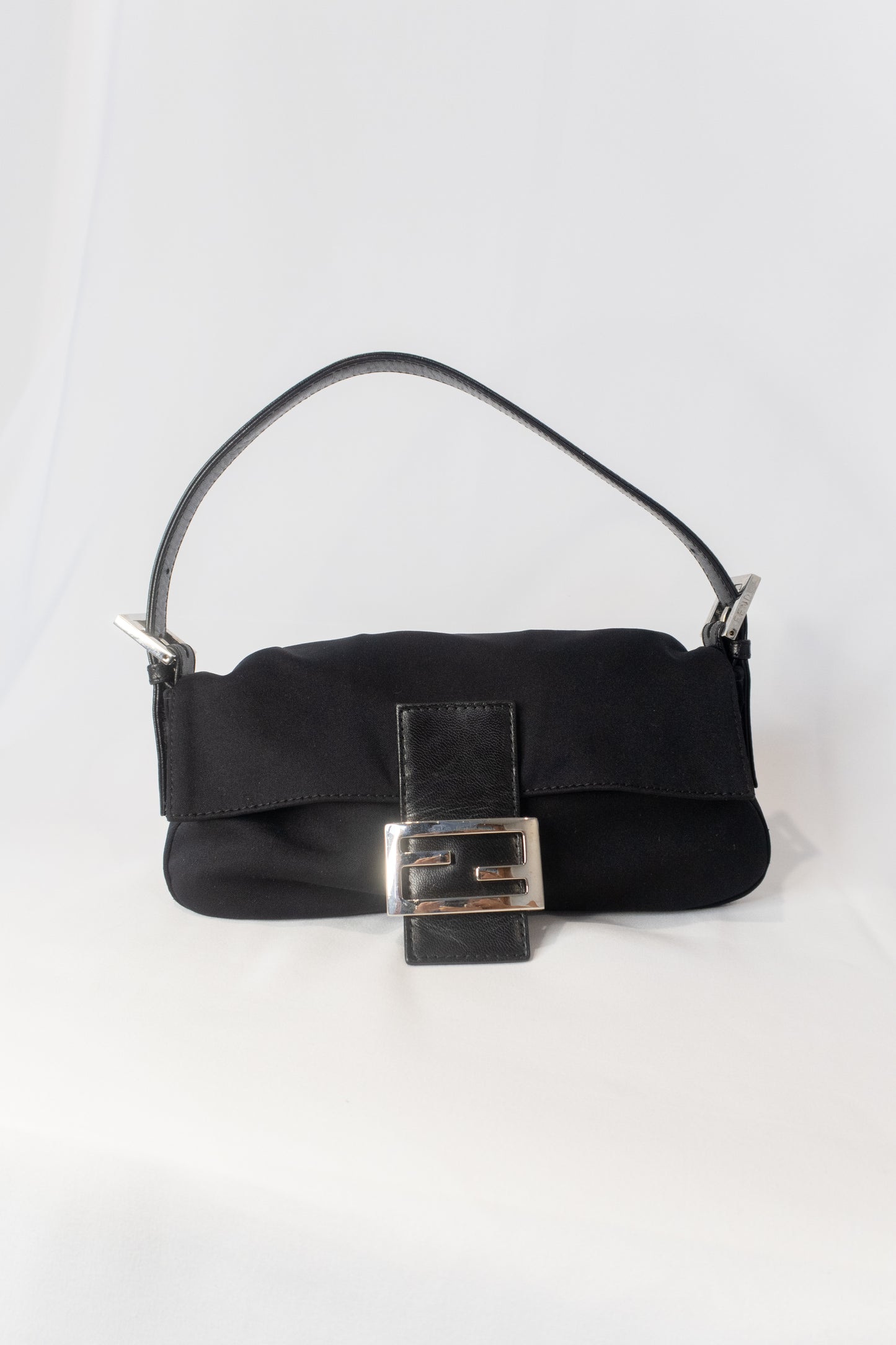 Fendi Baguette Black Shoulder Bag