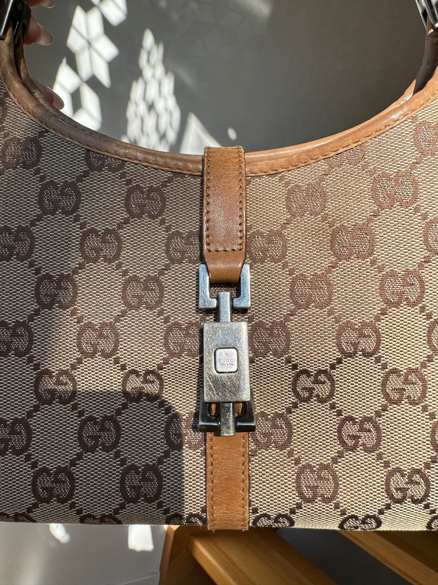 Gucci Jackie Bardot Small Shoulder Bag