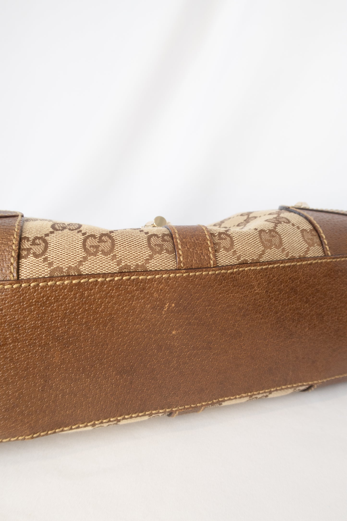 Gucci GG Nailhead Jackie Bardot Bag