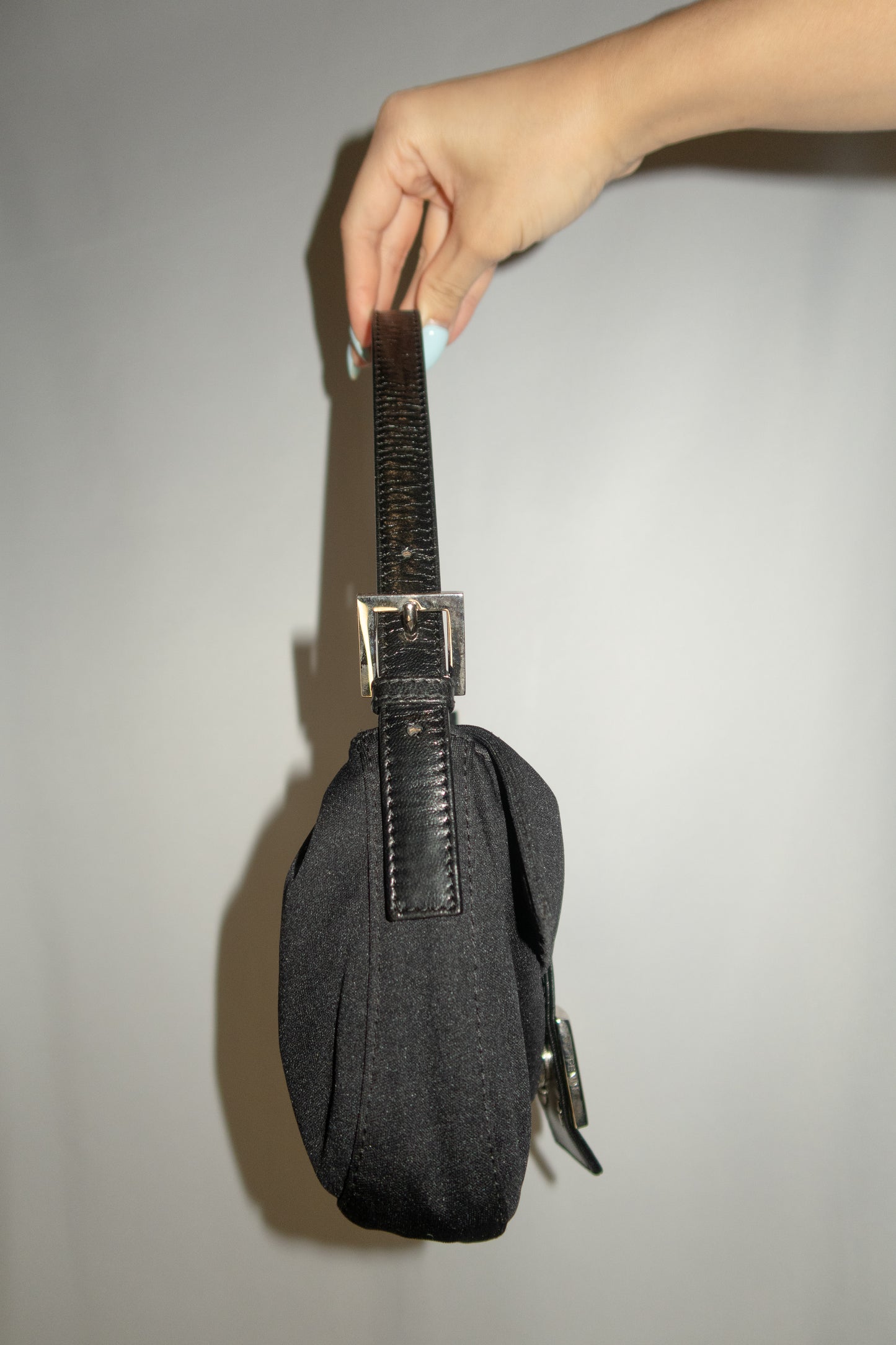 Fendi Baguette Black Shoulder Bag