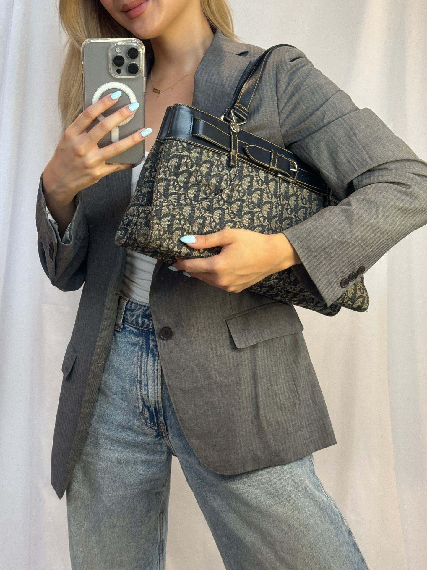 Christian Dior Trotter Jeans Pocket Tote Bag