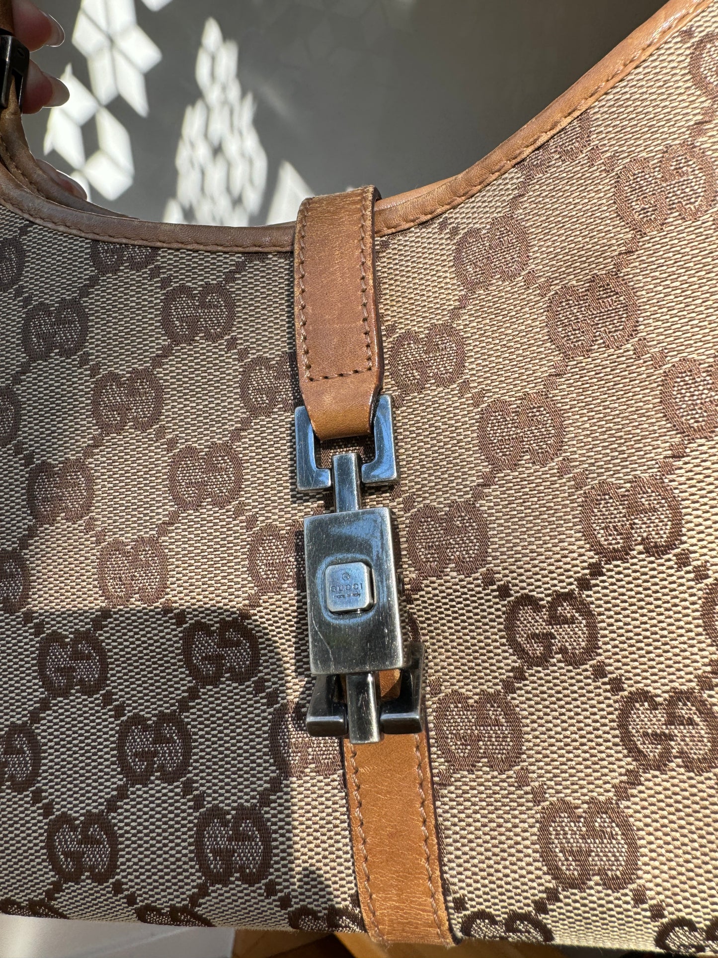 Gucci Jackie Bardot Small Shoulder Bag
