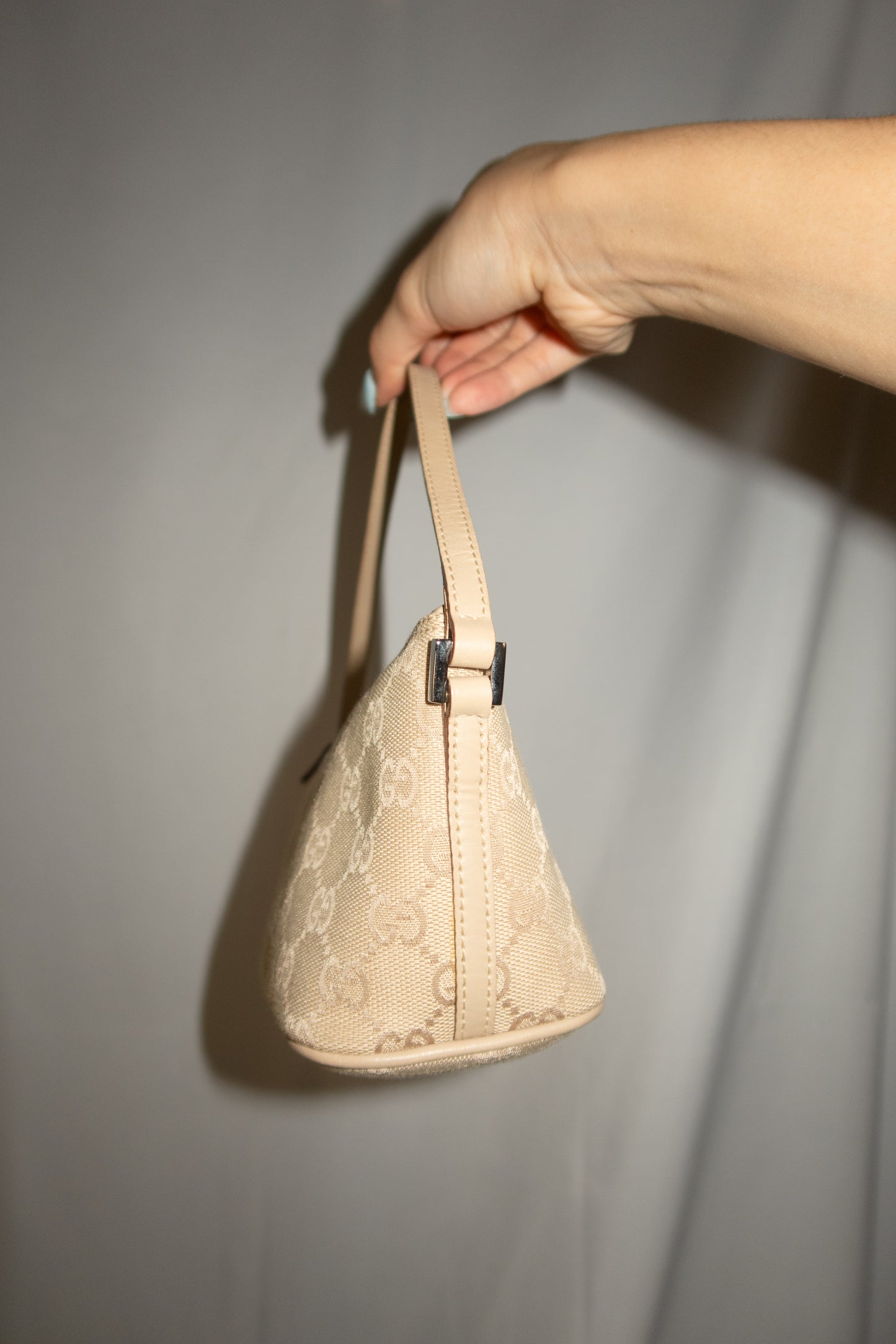 Gucci Monogram Boat Pochette Bag