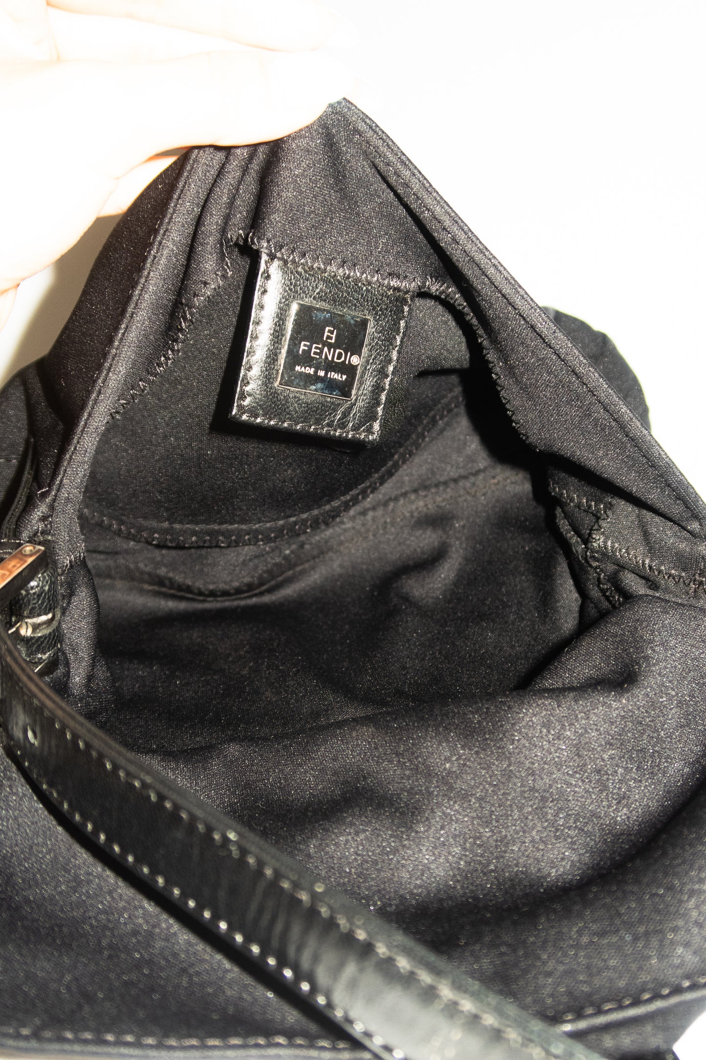 Fendi Baguette Black Shoulder Bag