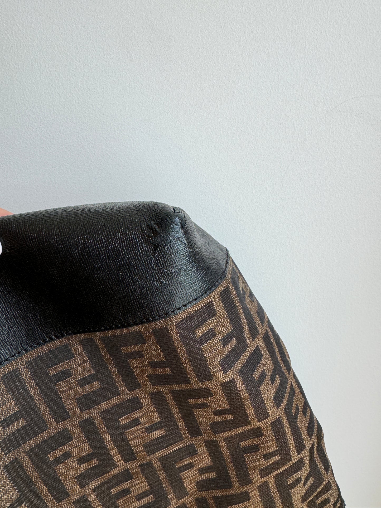 Fendi Zucca Monogram Shopper Tote Bag