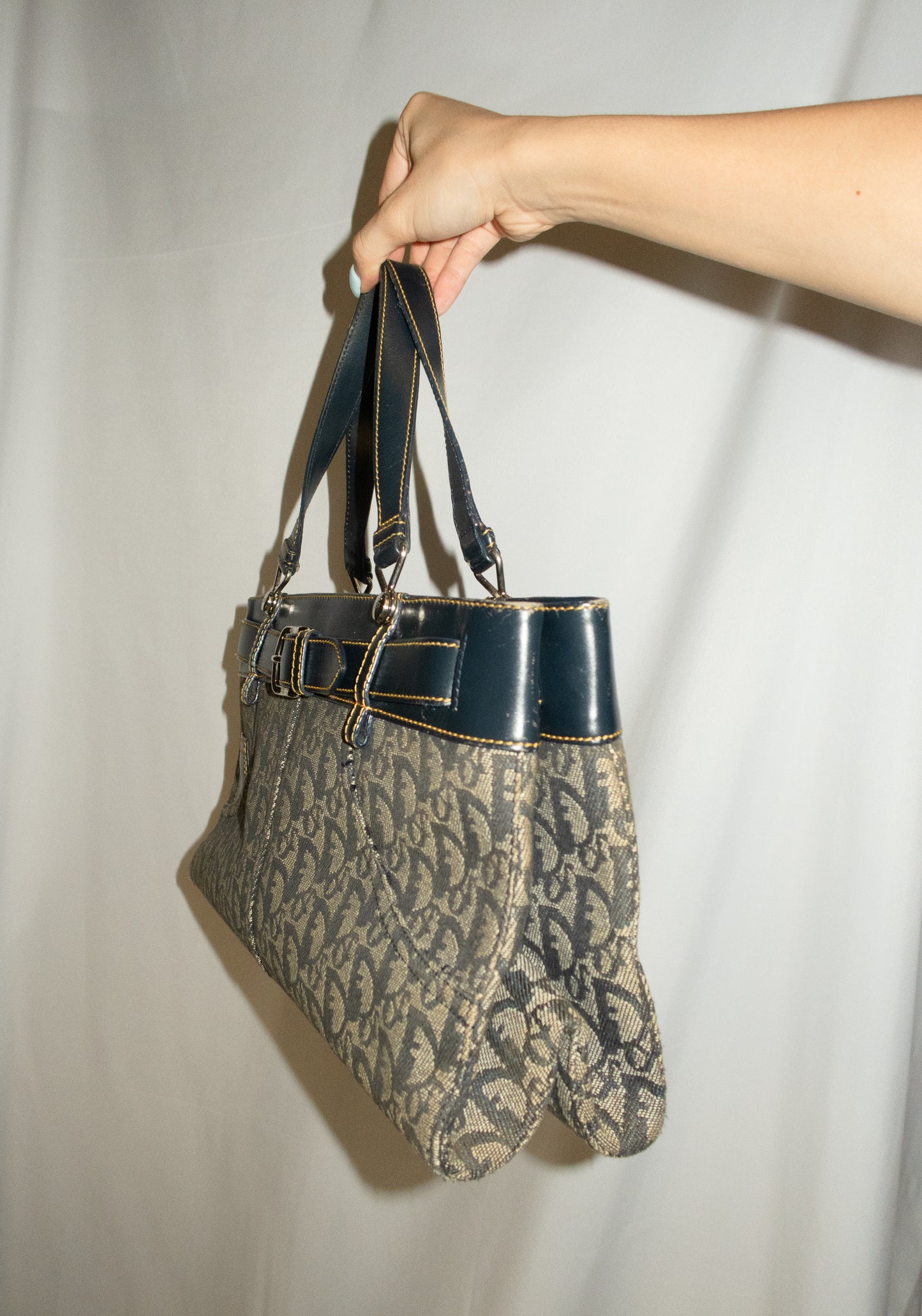 Christian Dior Trotter Jeans Pocket Tote Bag
