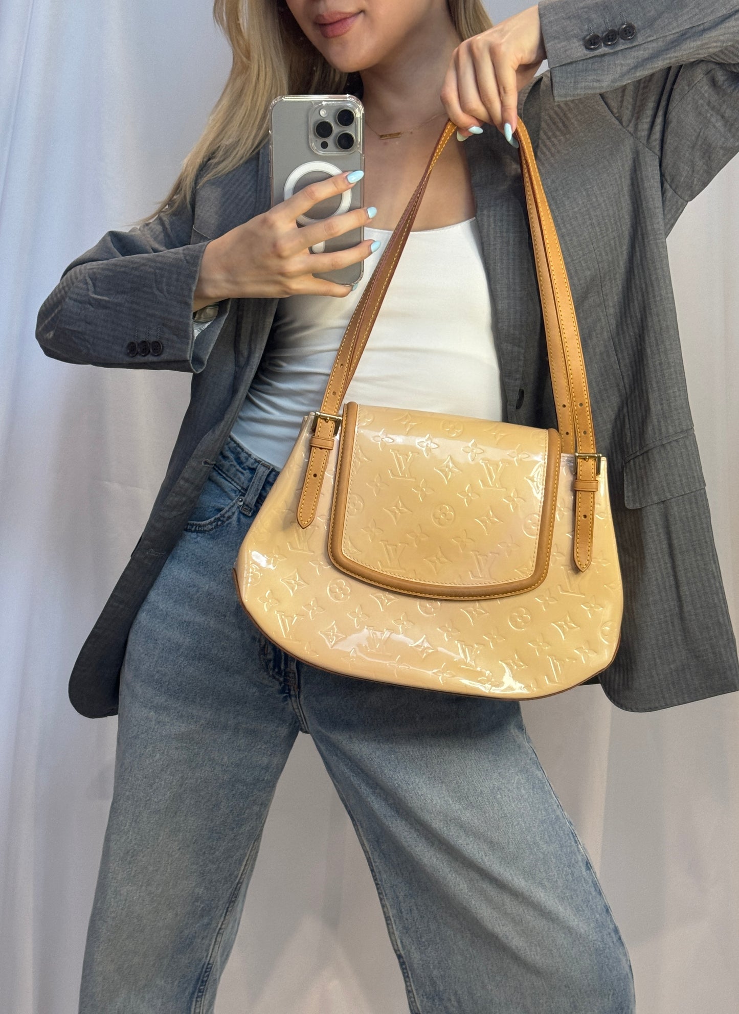 Louis Vuitton Vernis Biscayne Bay Shoulder Bag