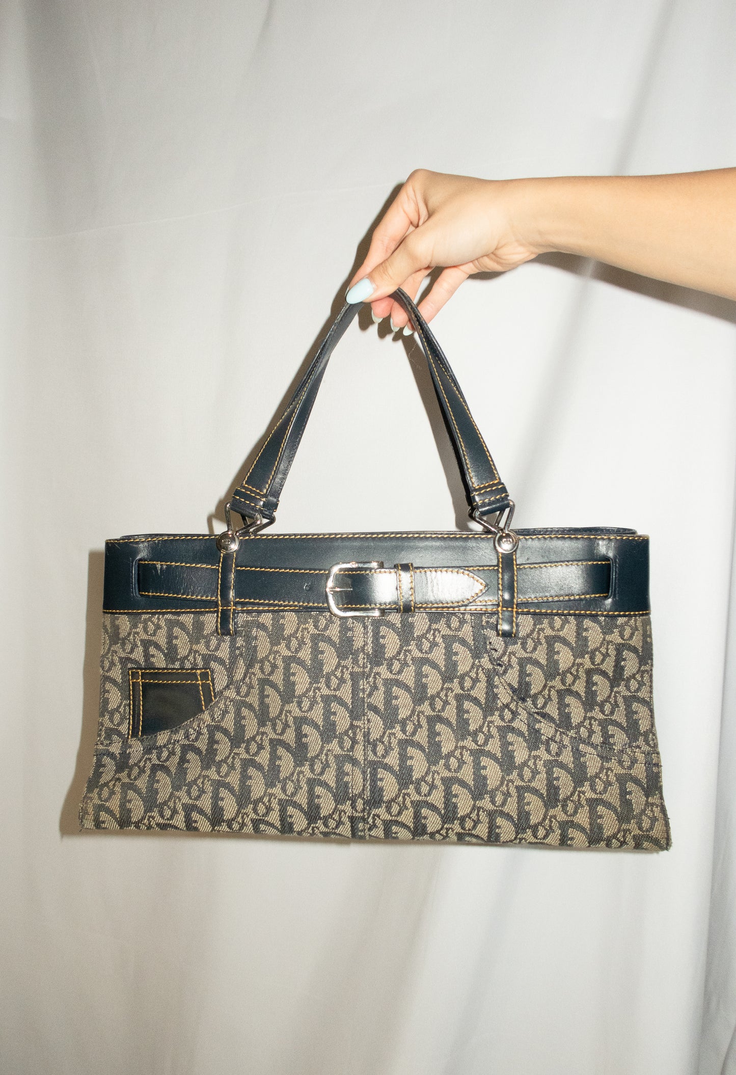 Christian Dior Trotter Jeans Pocket Tote Bag