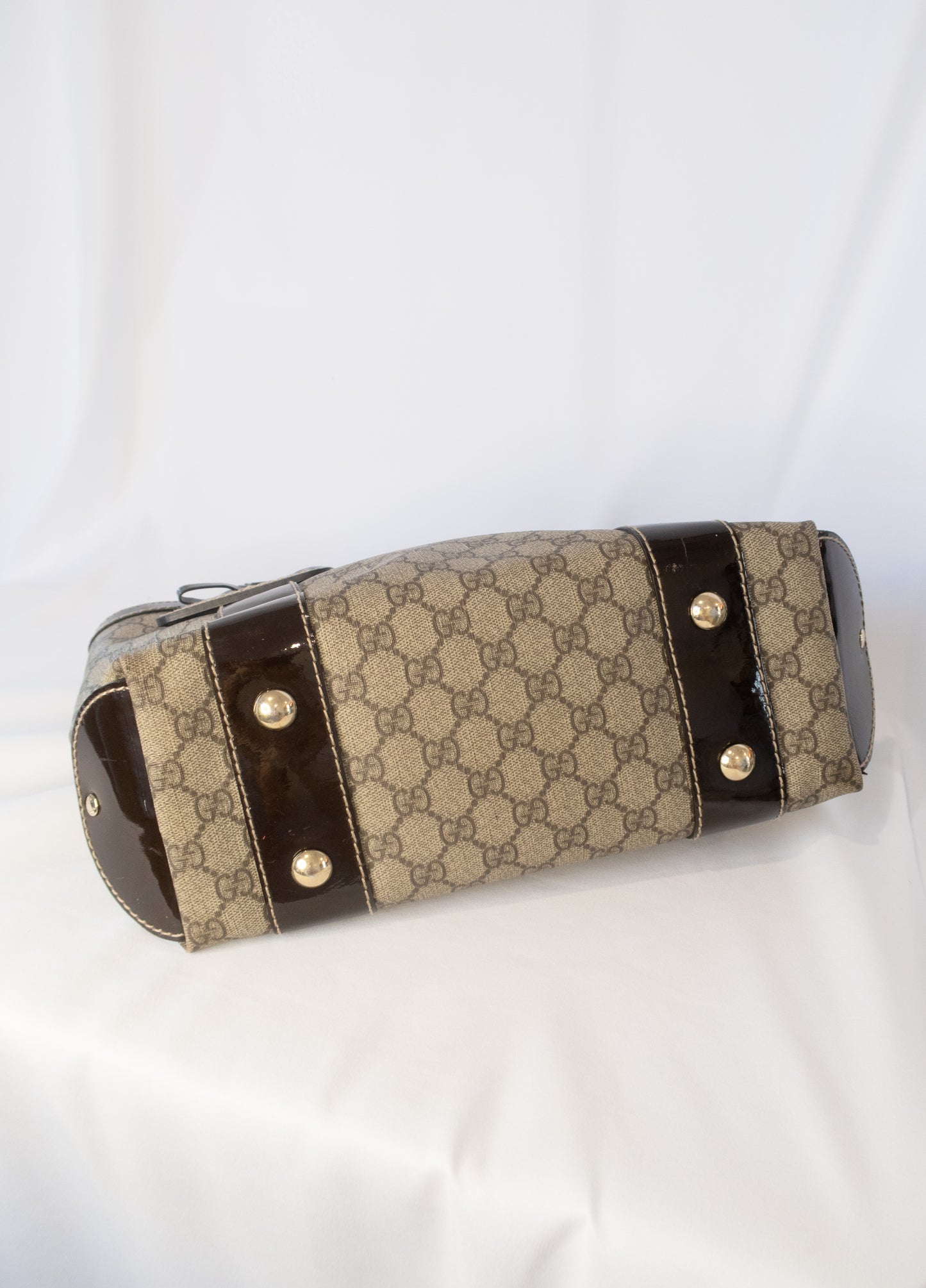 Gucci Monogram Bow Vanity Tote Bag