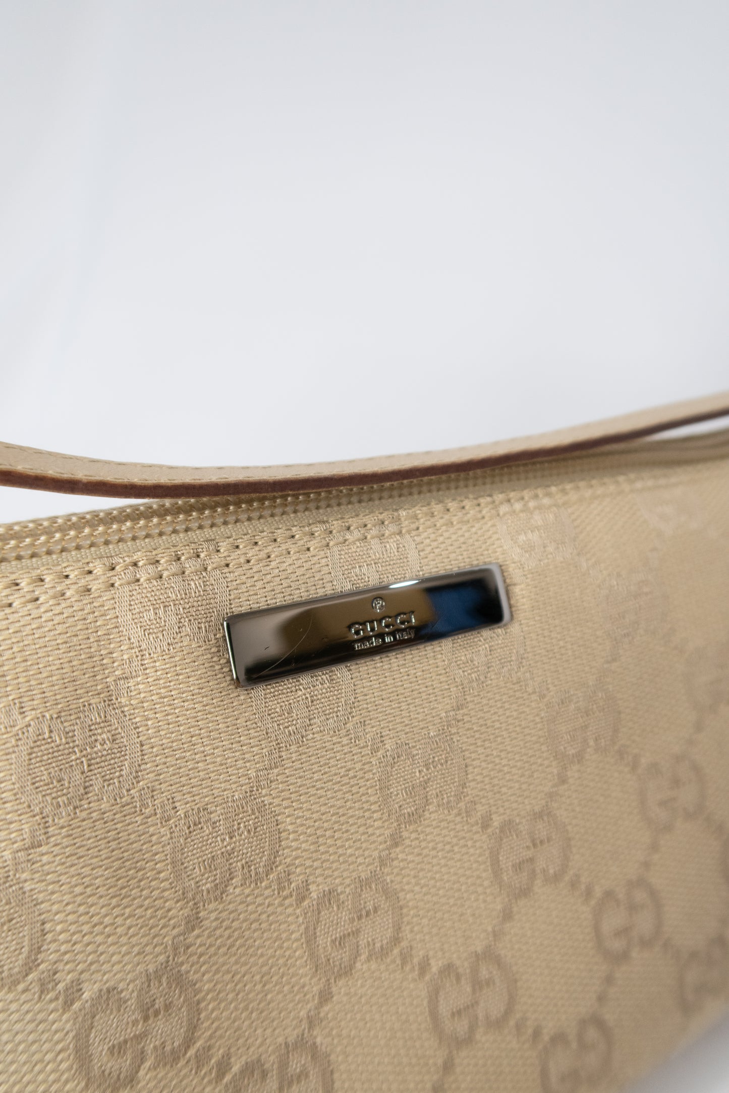 Gucci Monogram Boat Pochette Bag