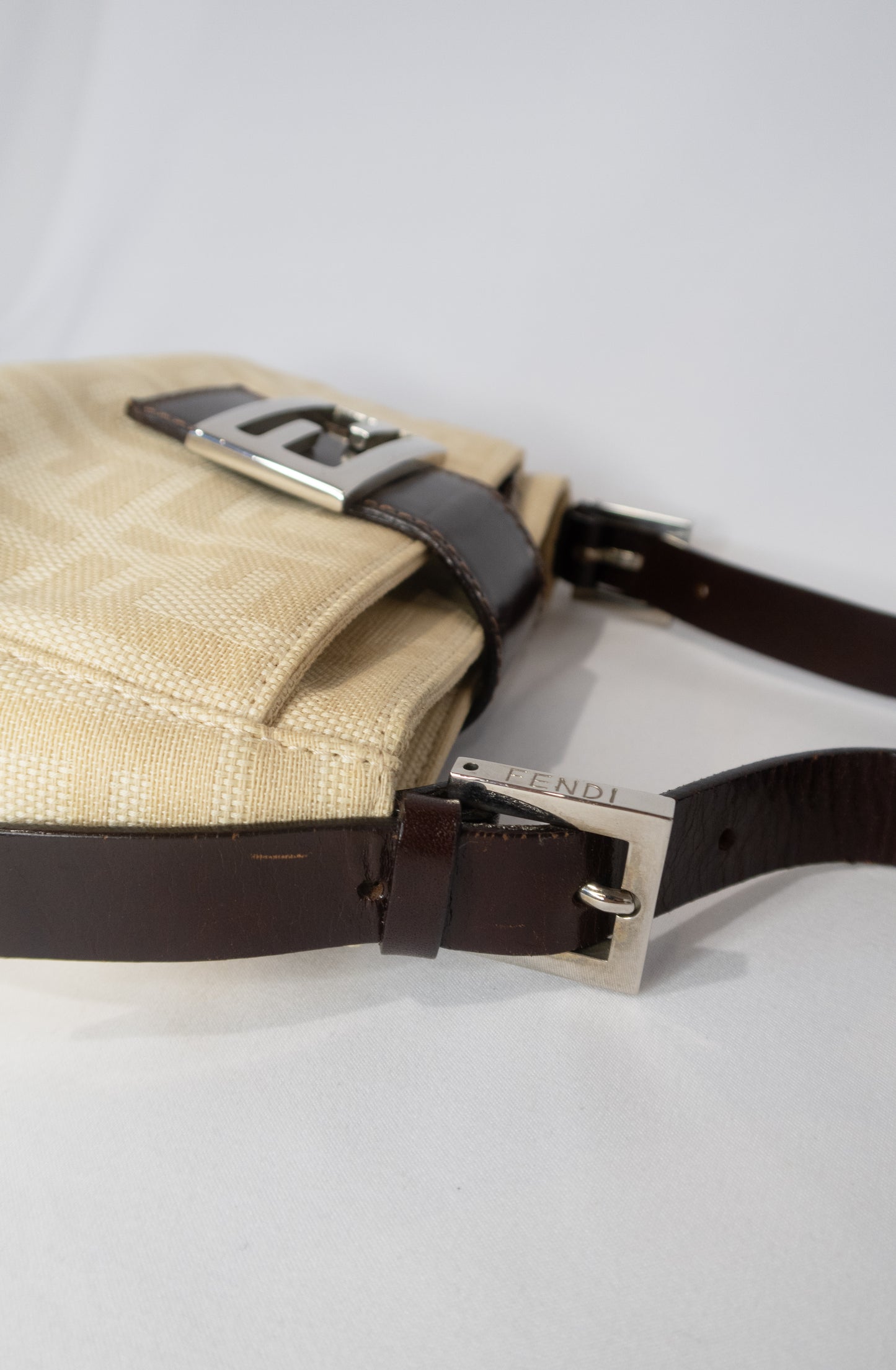 Fendi Zucca Baguette Shoulder Bag