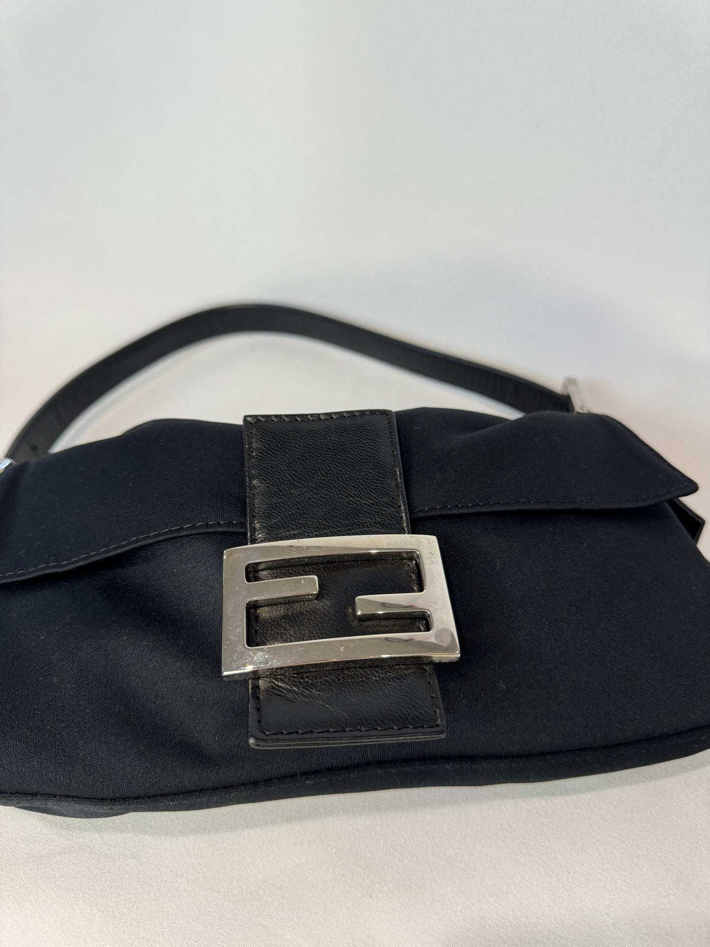 Fendi Baguette Black Shoulder Bag