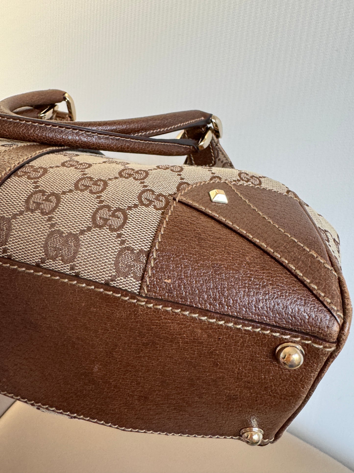 Gucci GG Nailhead Jackie Bardot Bag