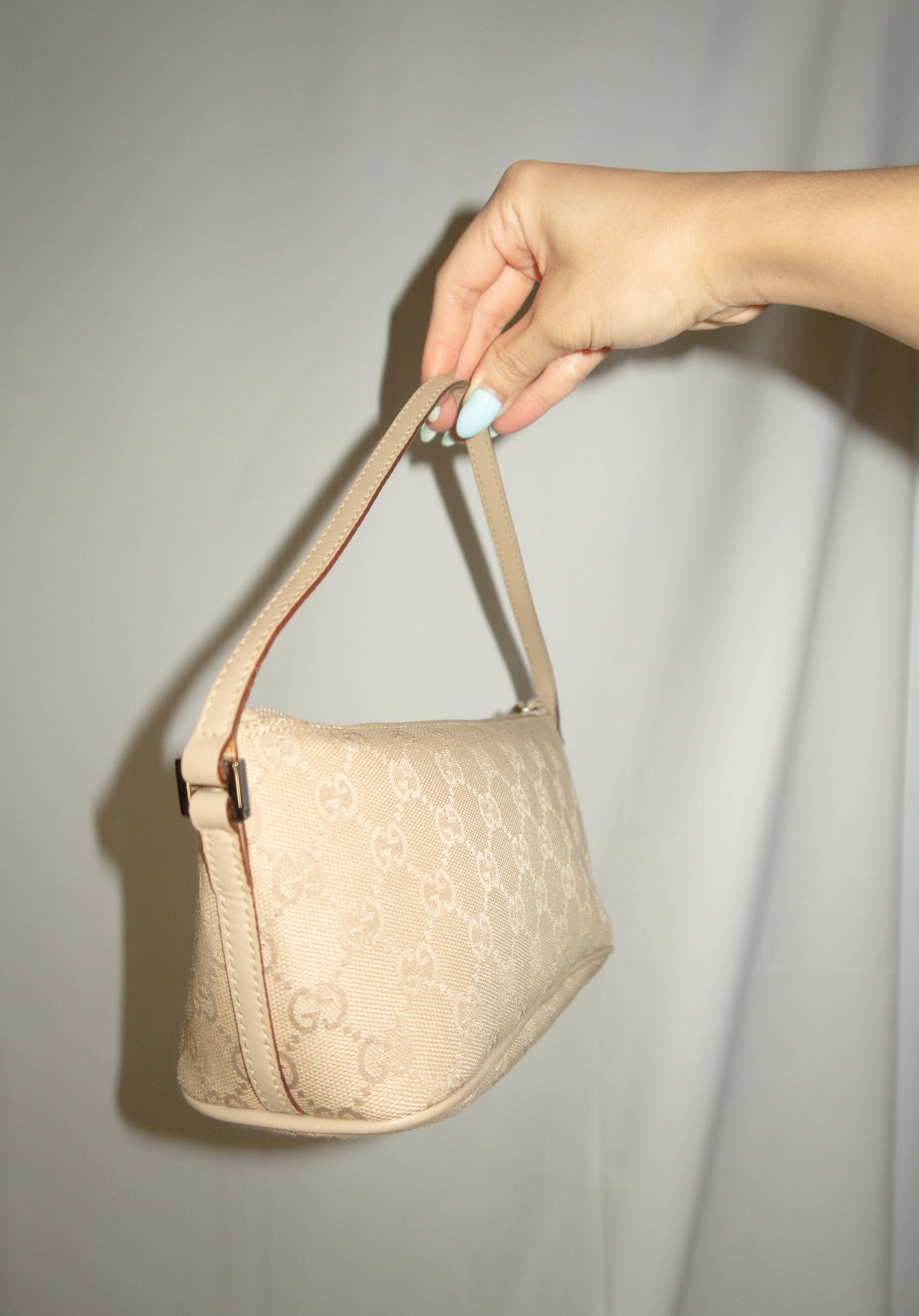 Gucci Monogram Boat Pochette Bag