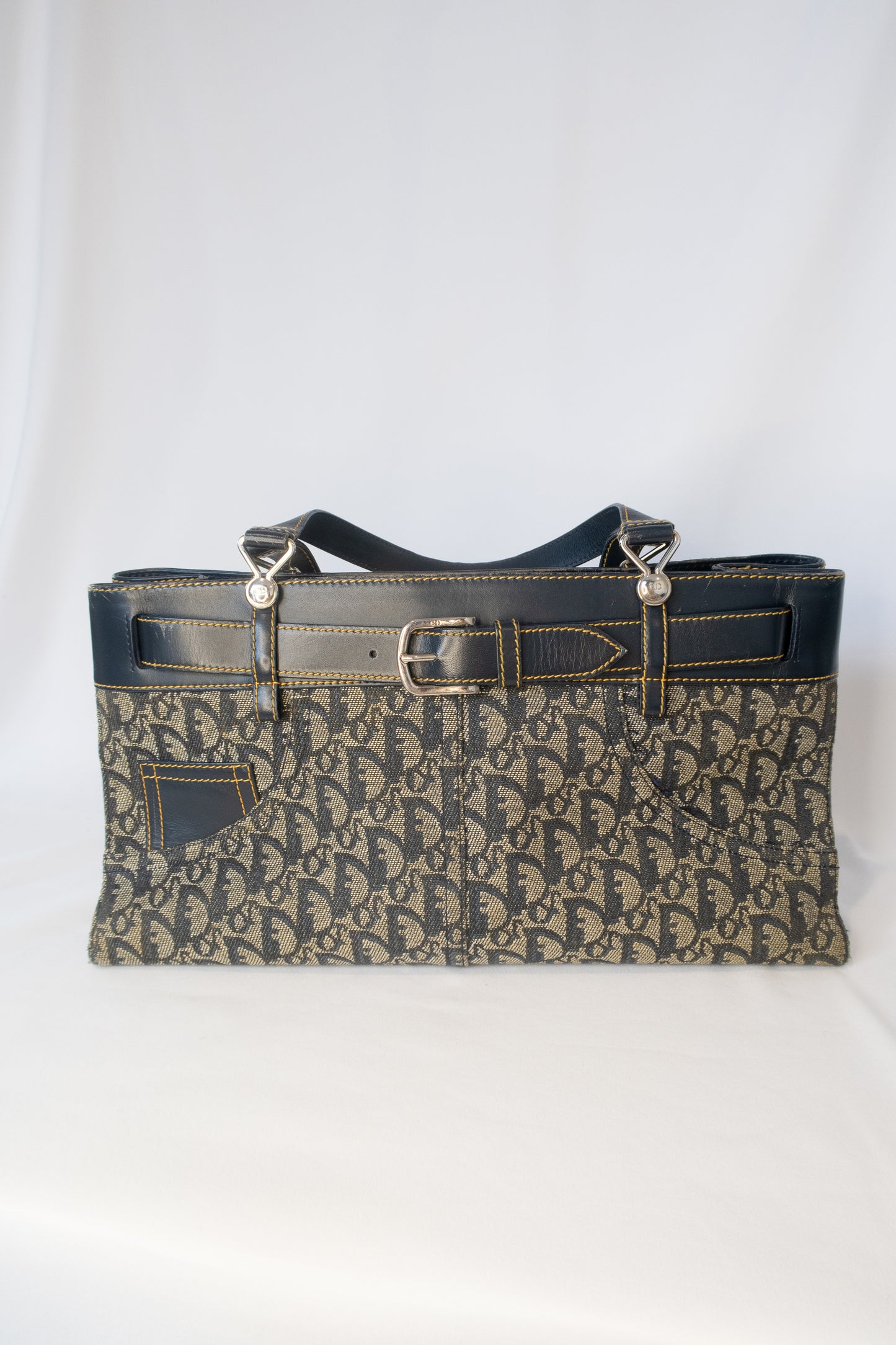Christian Dior Trotter Jeans Pocket Tote Bag
