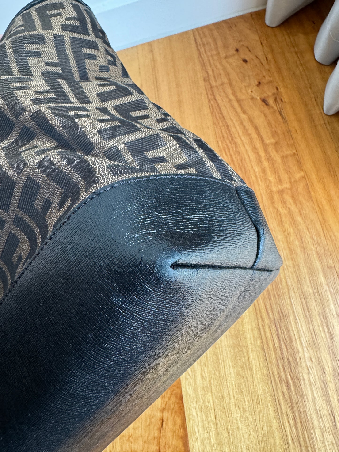 Fendi Zucca Monogram Shopper Tote Bag