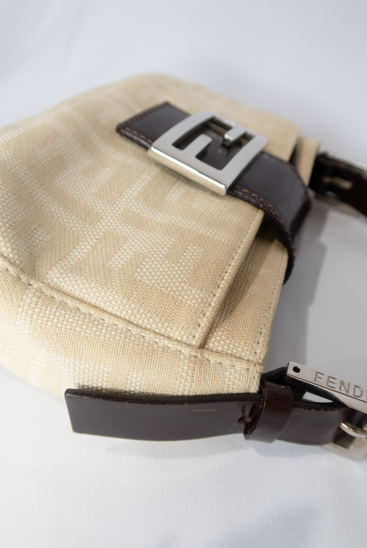 Fendi Zucca Baguette Shoulder Bag