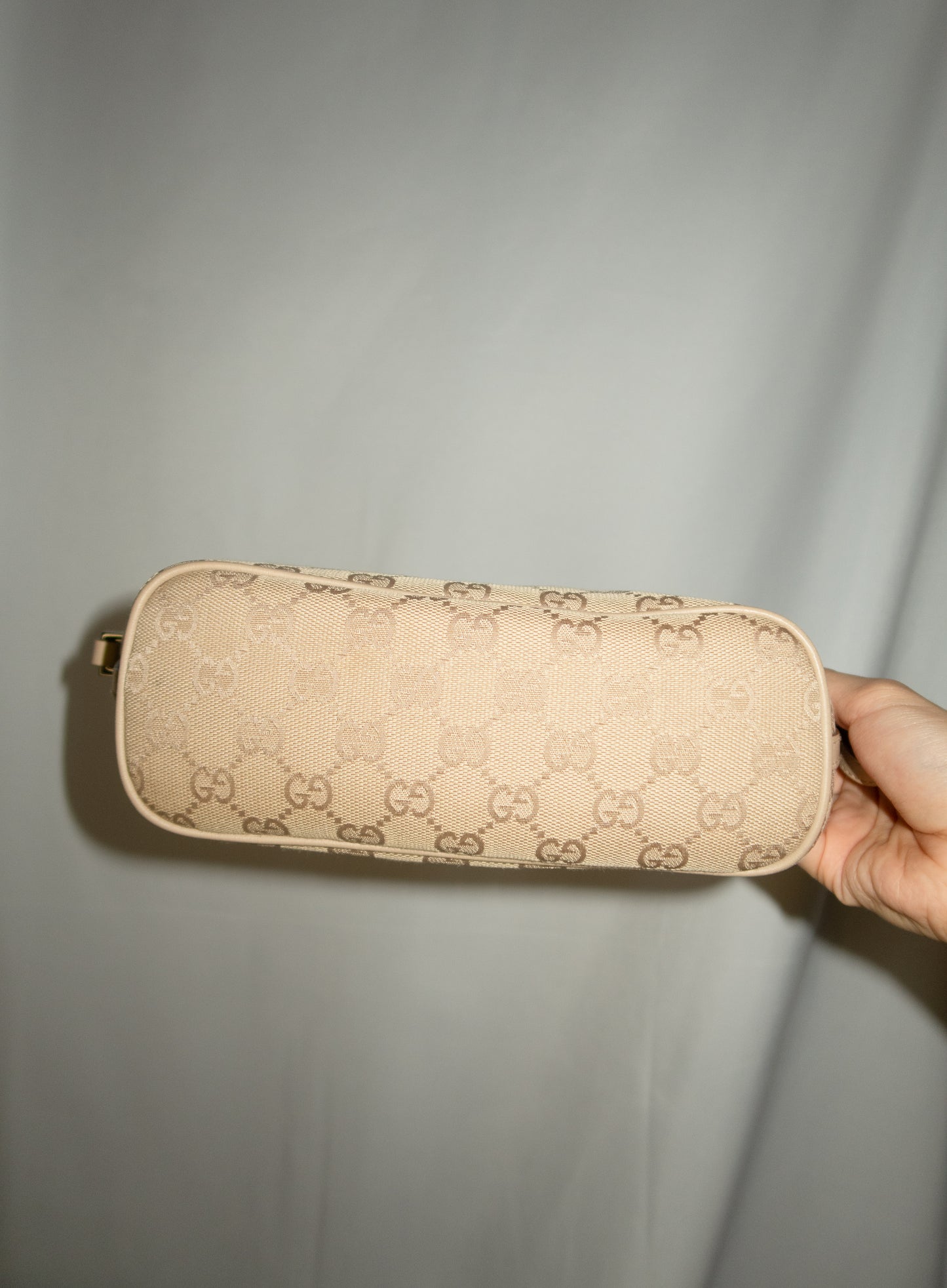 Gucci Monogram Boat Pochette Bag