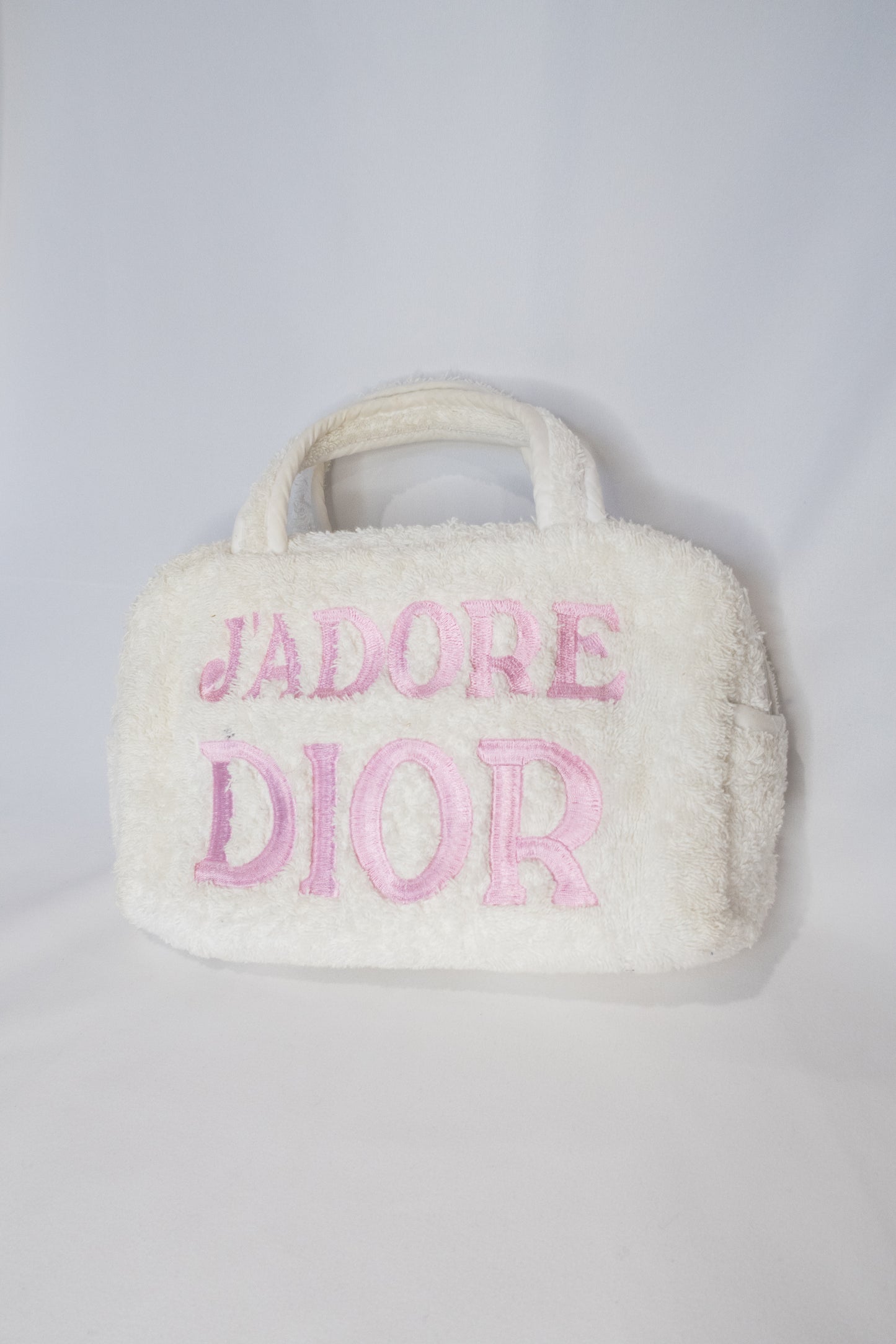 Dior J'adore Terry Cloth Mini Bowler Bag