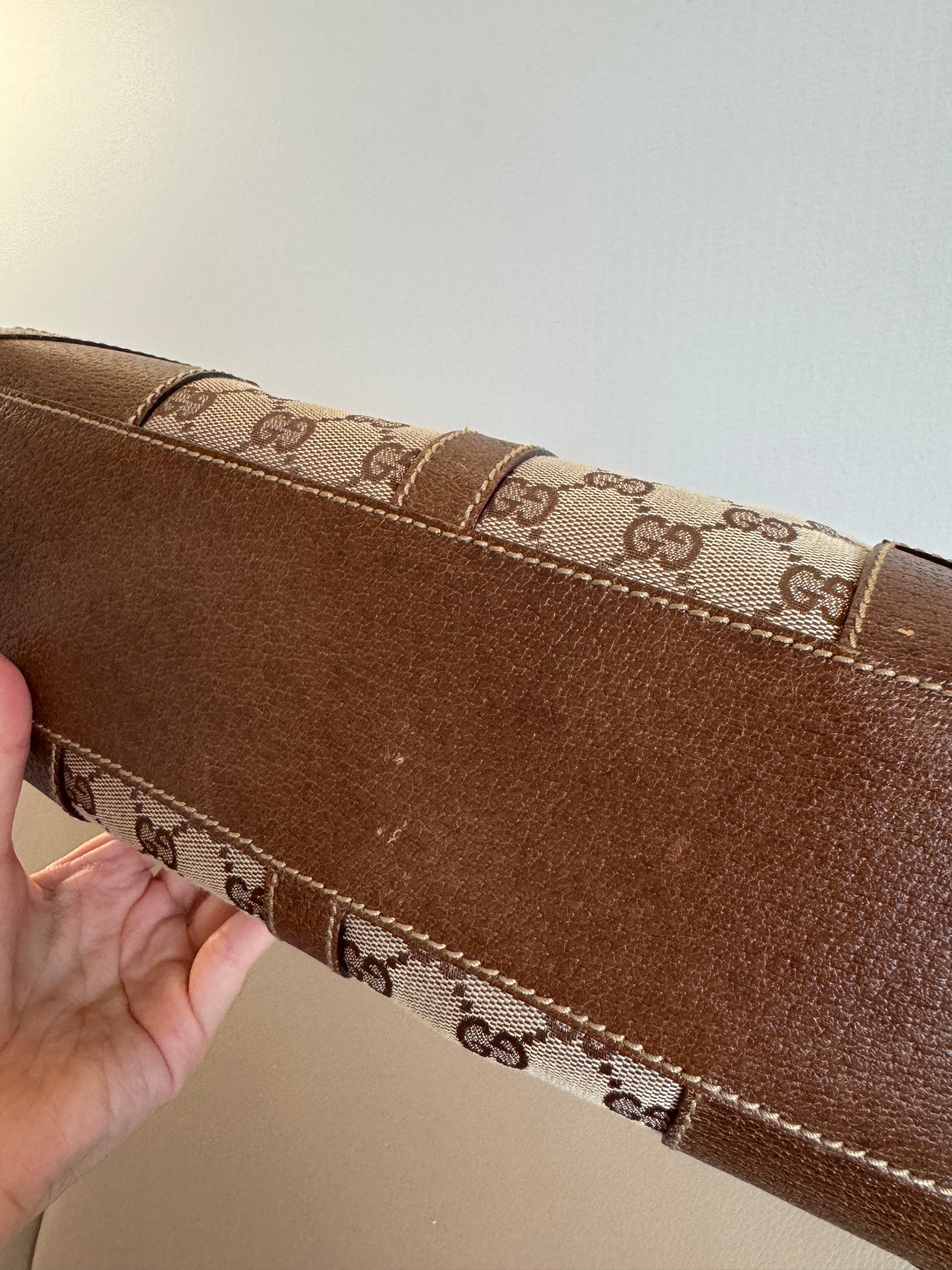 Gucci GG Nailhead Jackie Bardot Bag