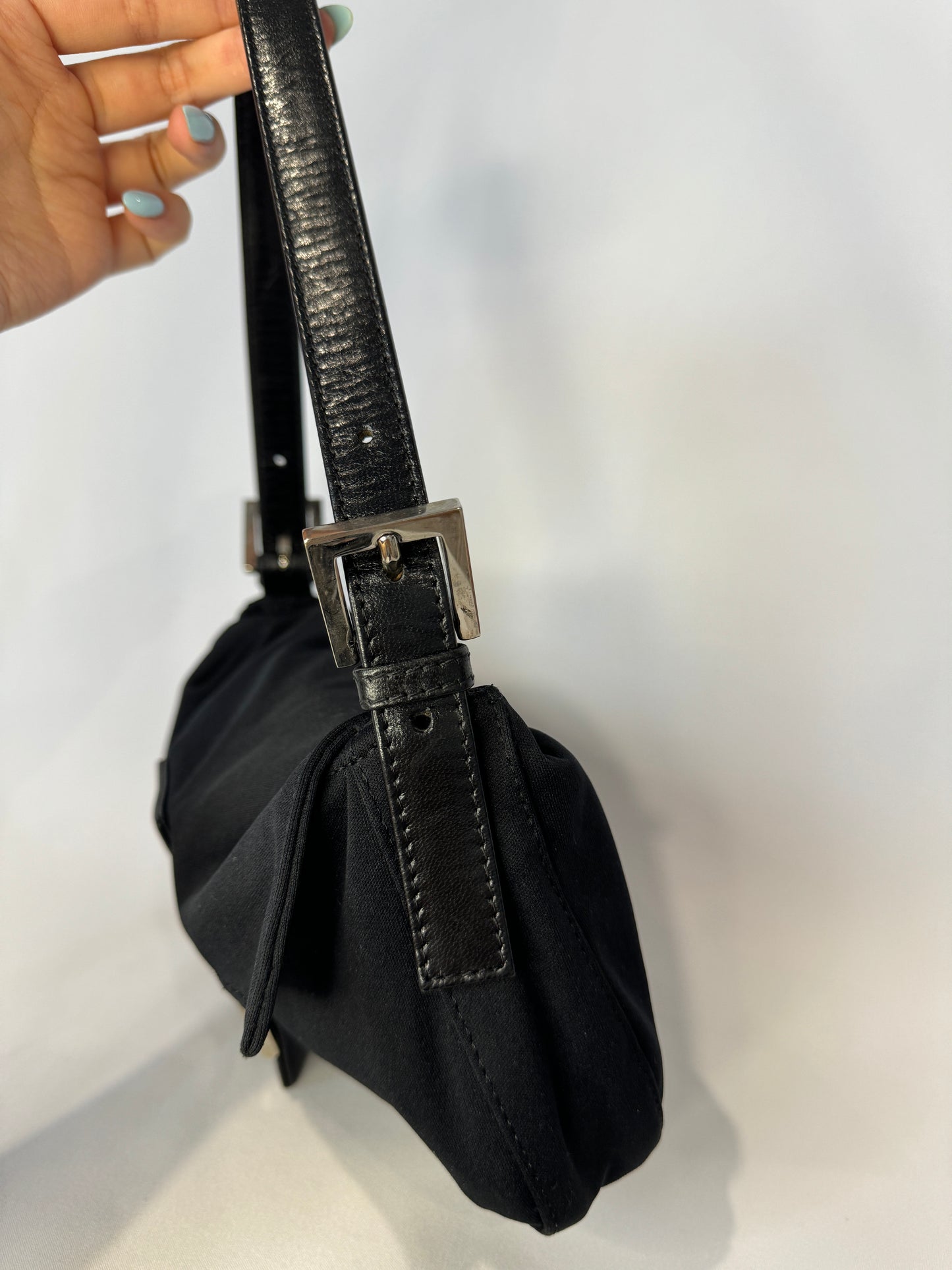 Fendi Baguette Black Shoulder Bag