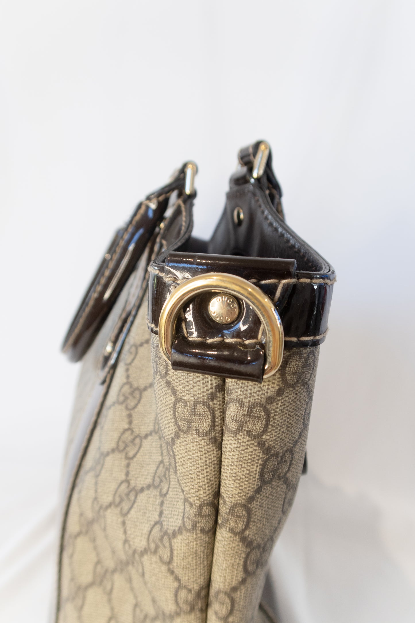 Gucci Monogram Bow Vanity Tote Bag