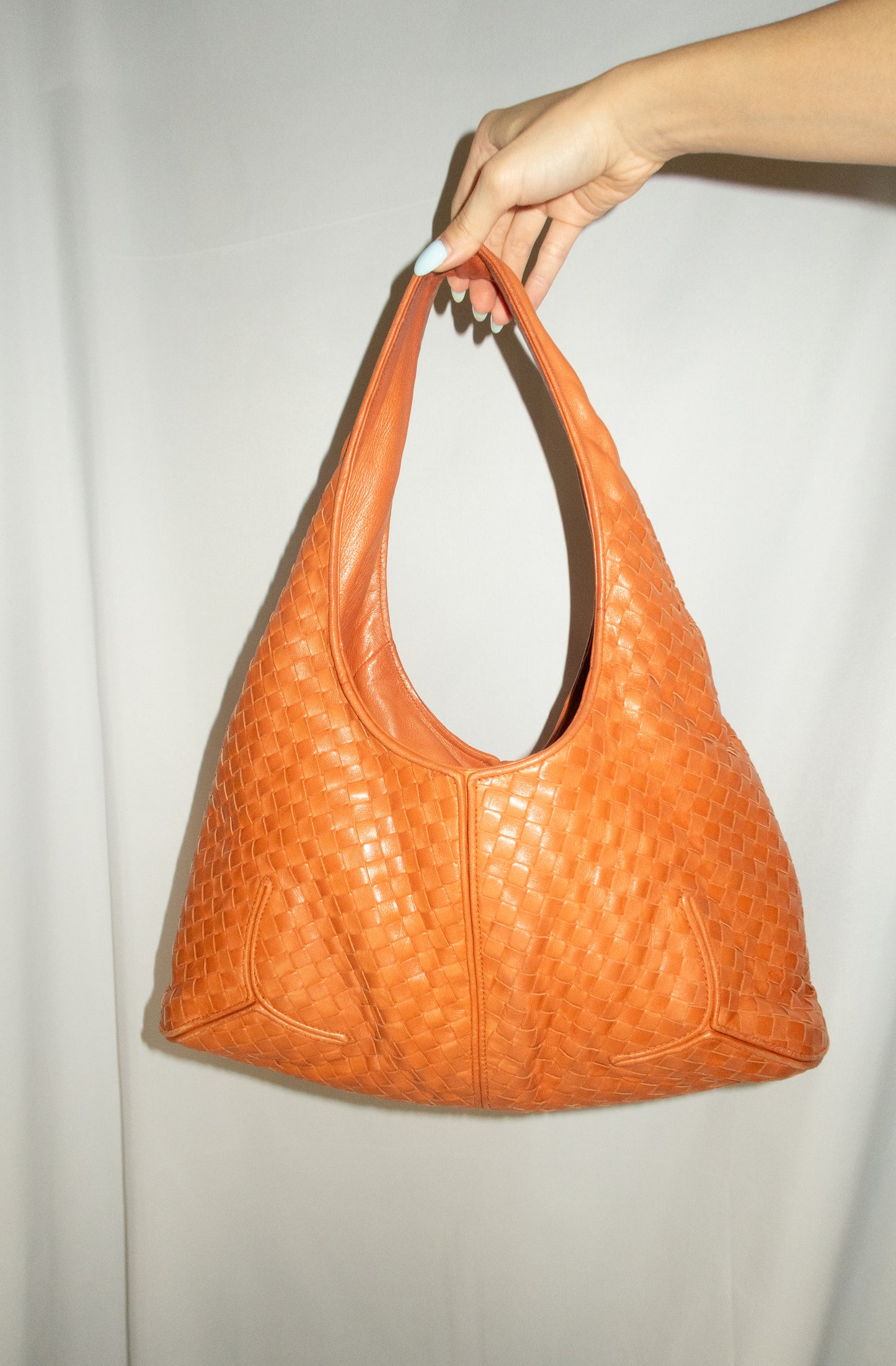 Bottega Veneta Intrecciato Orange Bag