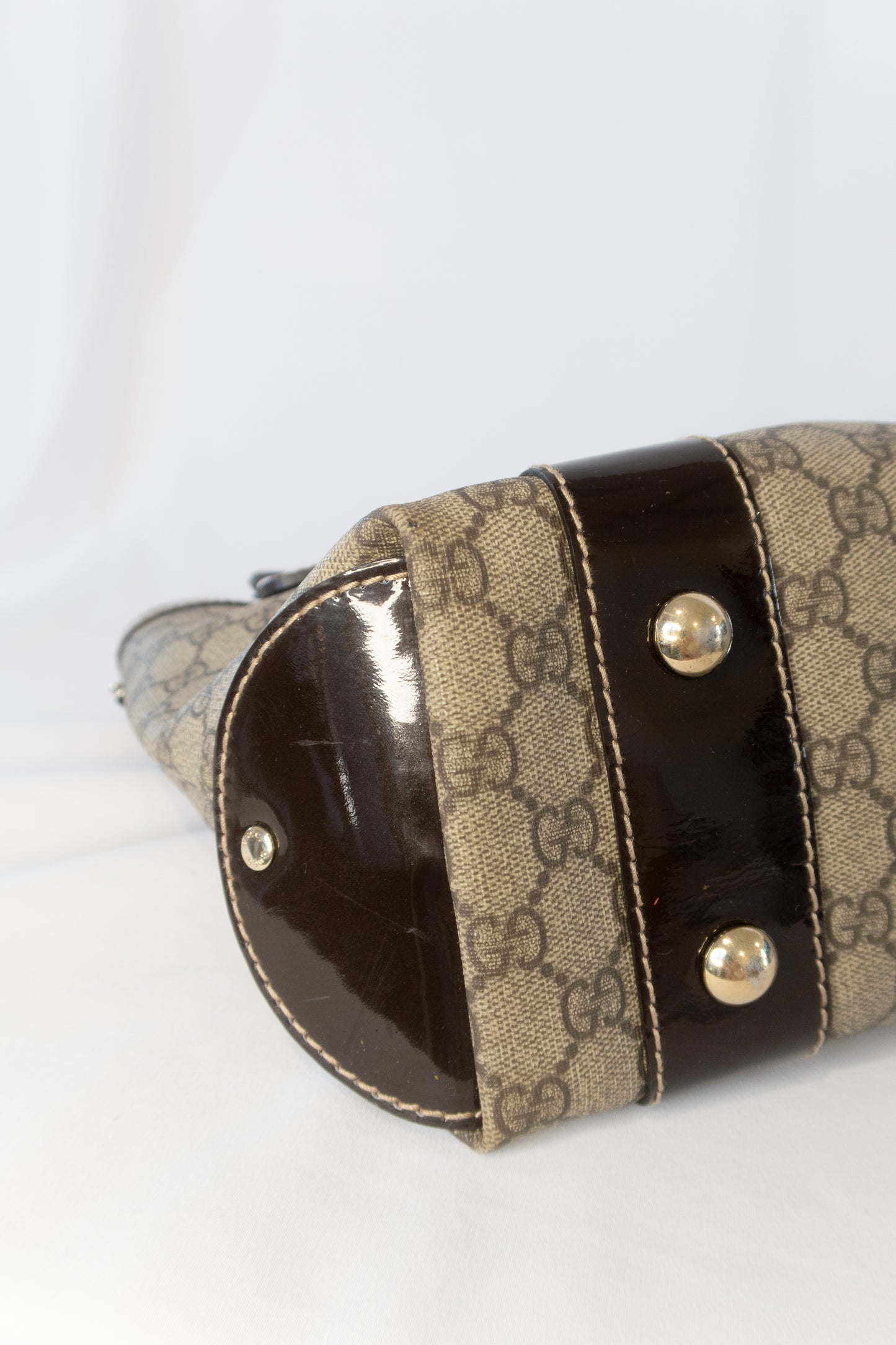 Gucci Monogram Bow Vanity Tote Bag