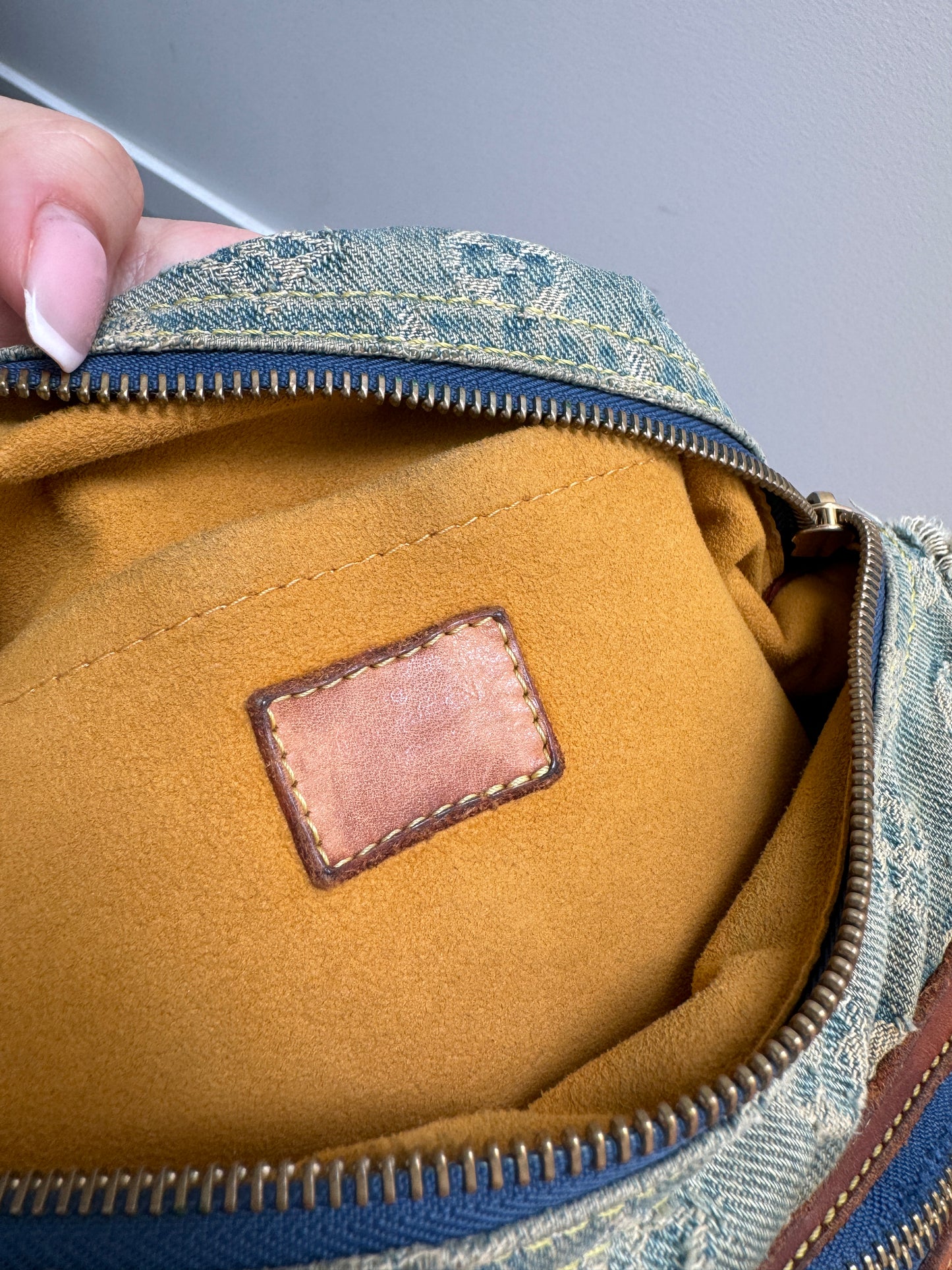 Louis Vuitton Denim Baggy PM Shoulder Bag