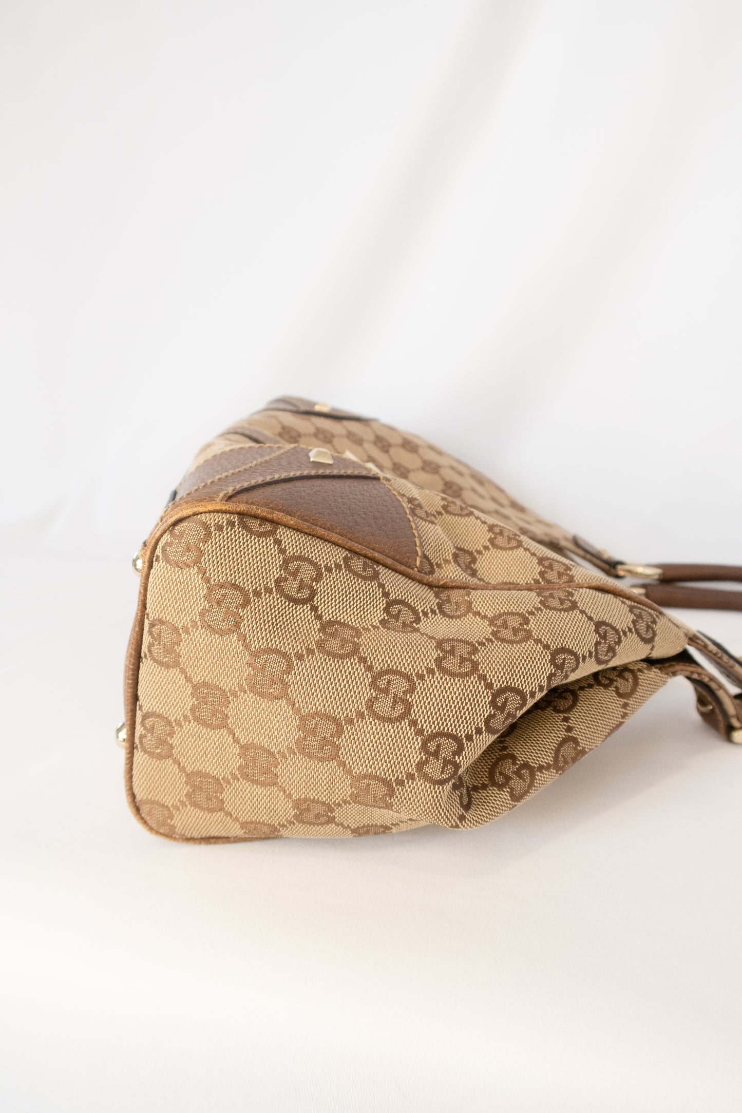 Gucci GG Nailhead Jackie Bardot Bag